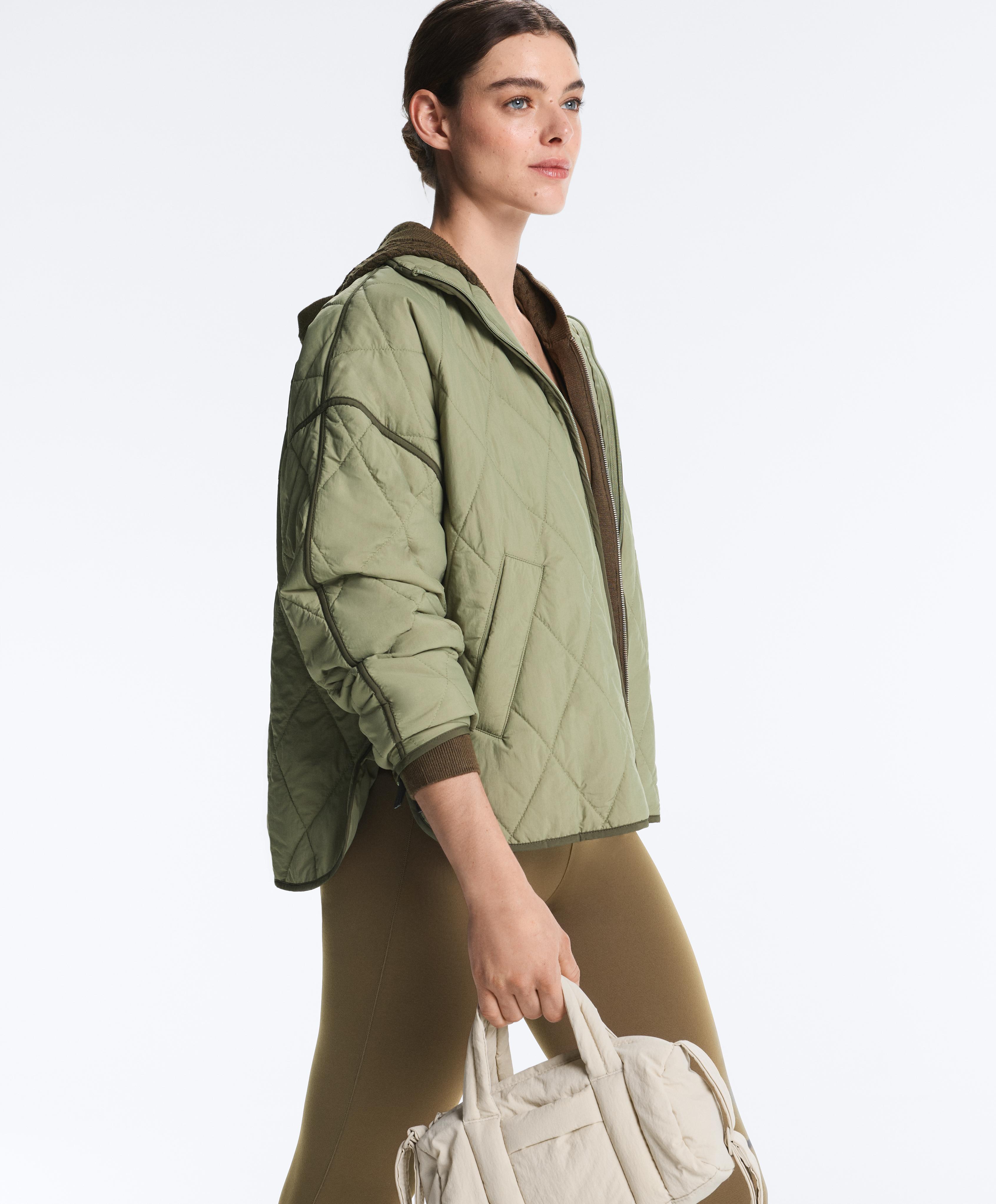 Water-repellent FELLEX® AEROGEL padded jacket — WASHED APPLE GREEN