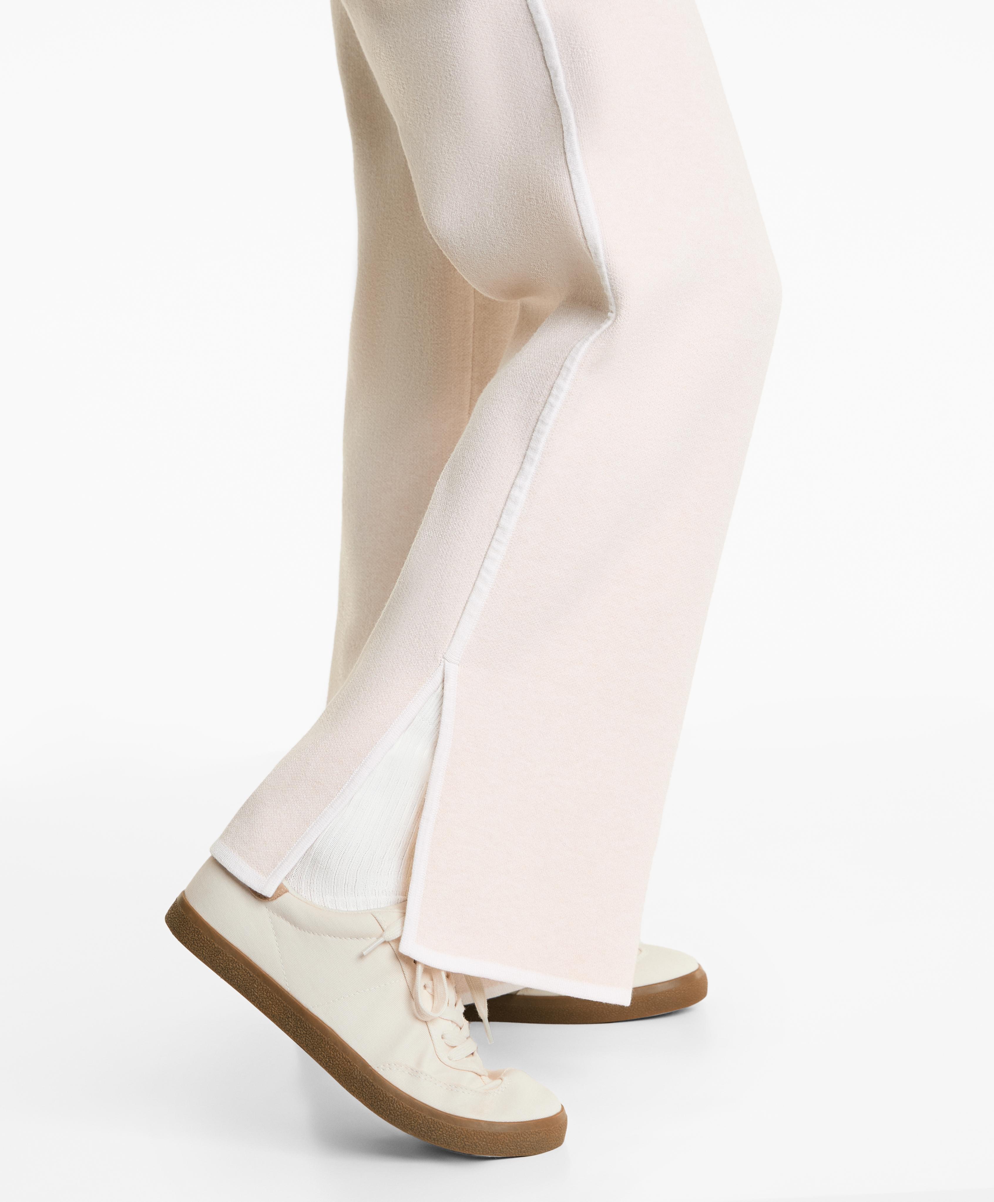 5 pairs of cotton blend classic socks — PALE ECRU