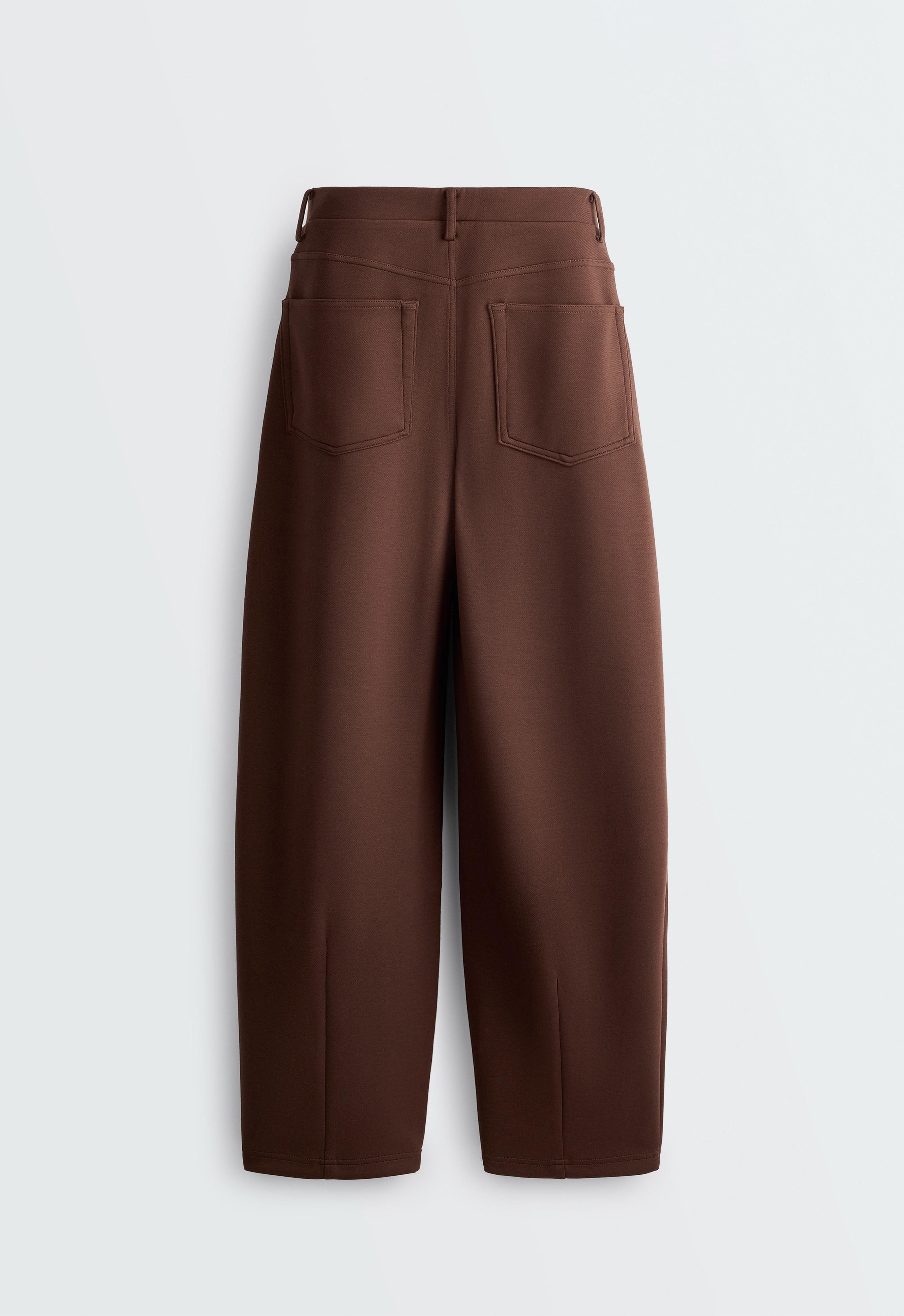 5-pocket straight-leg trousers — COCOA