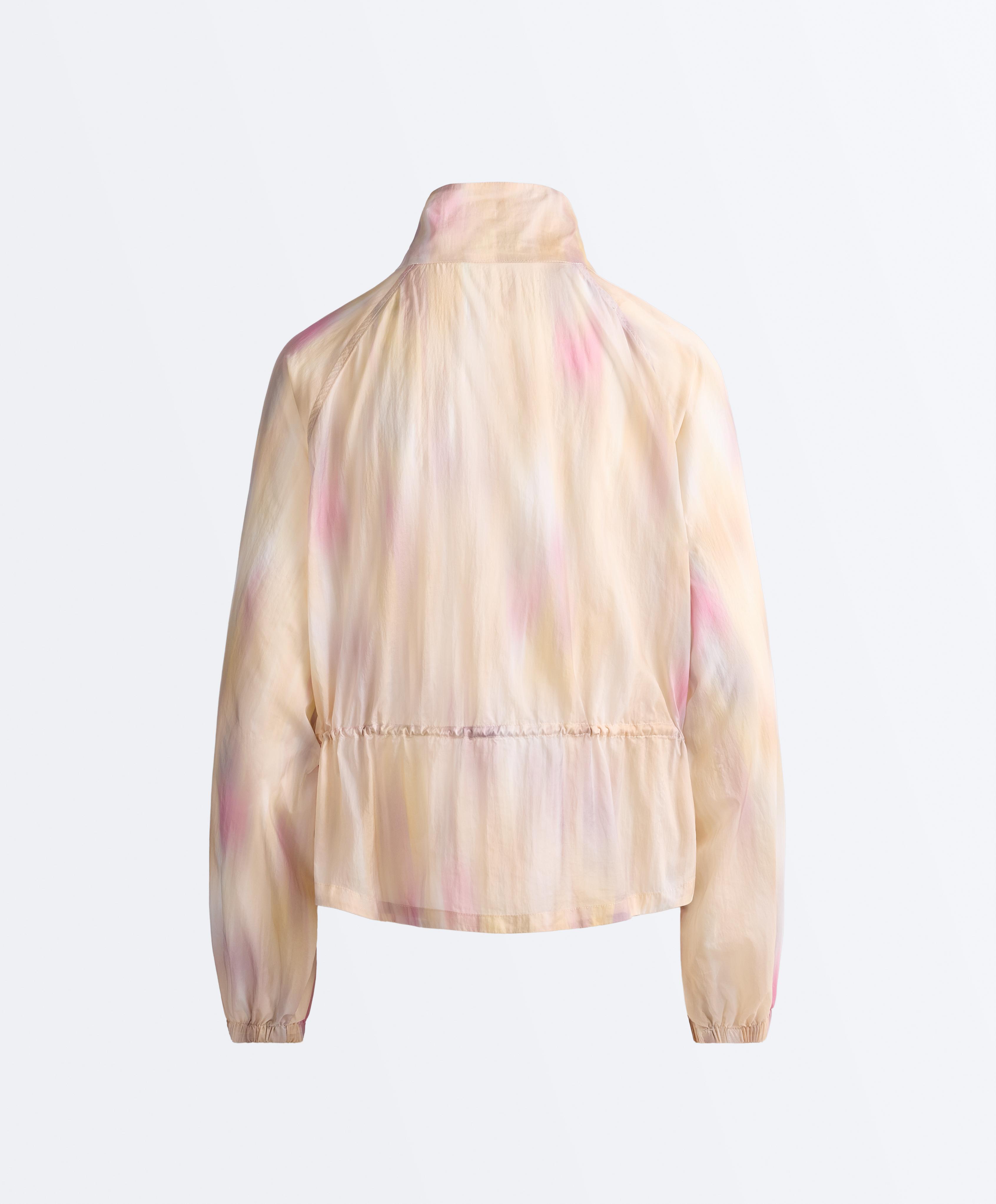 Tie-dye track jacket — BUTTER YELLOW