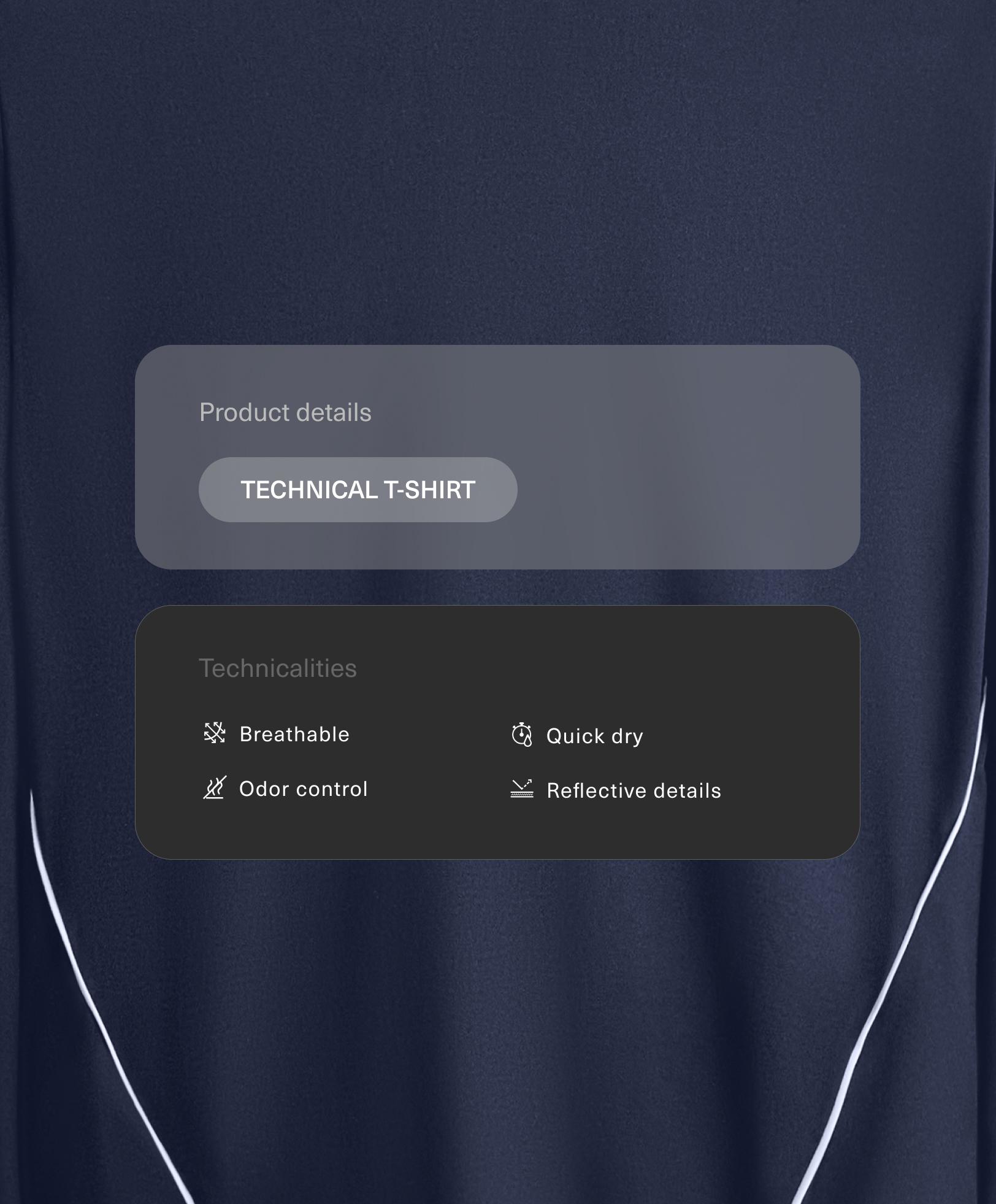 Langärmeliges Funktionsshirt mit Piping