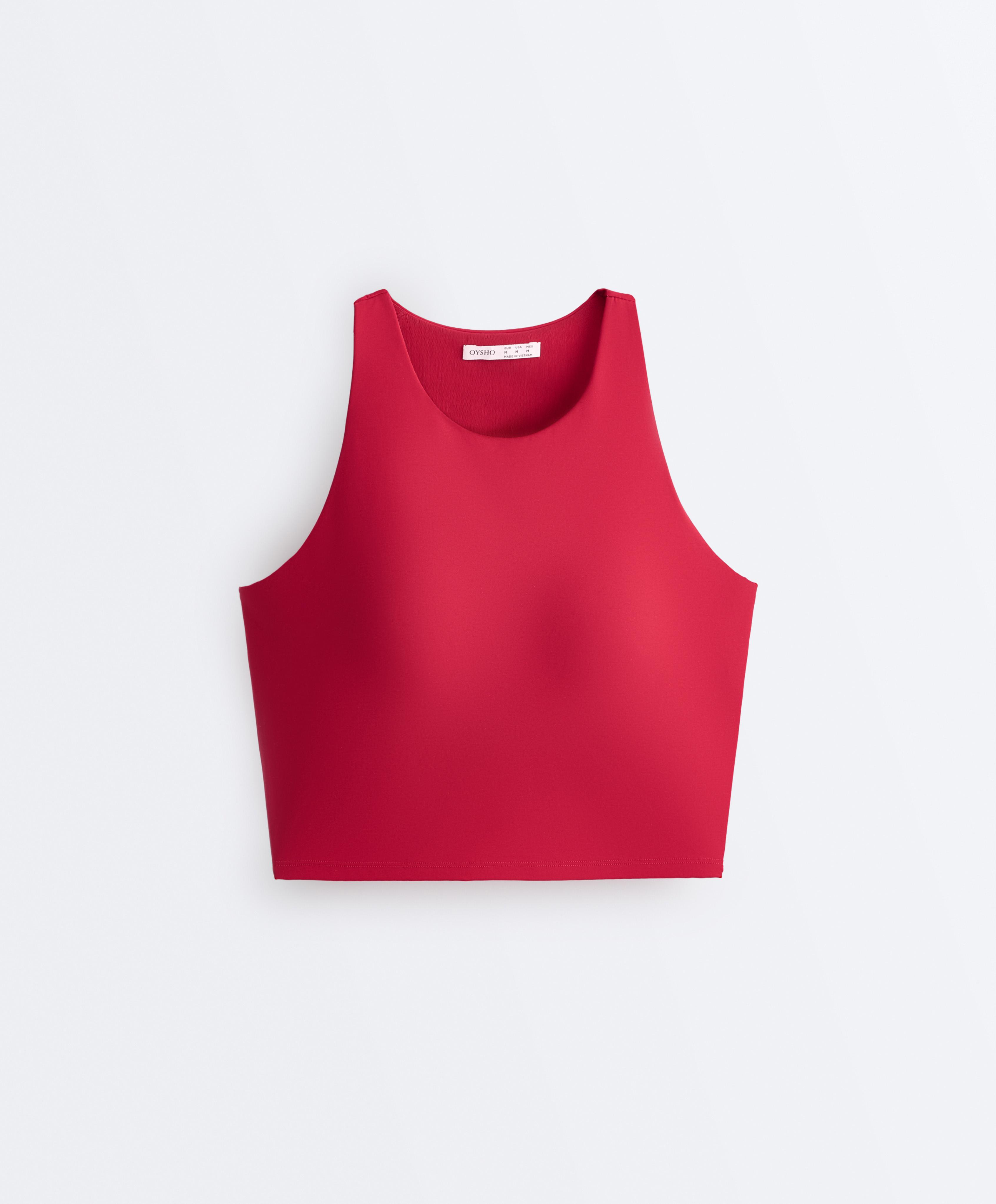 Compressive tank top — RED