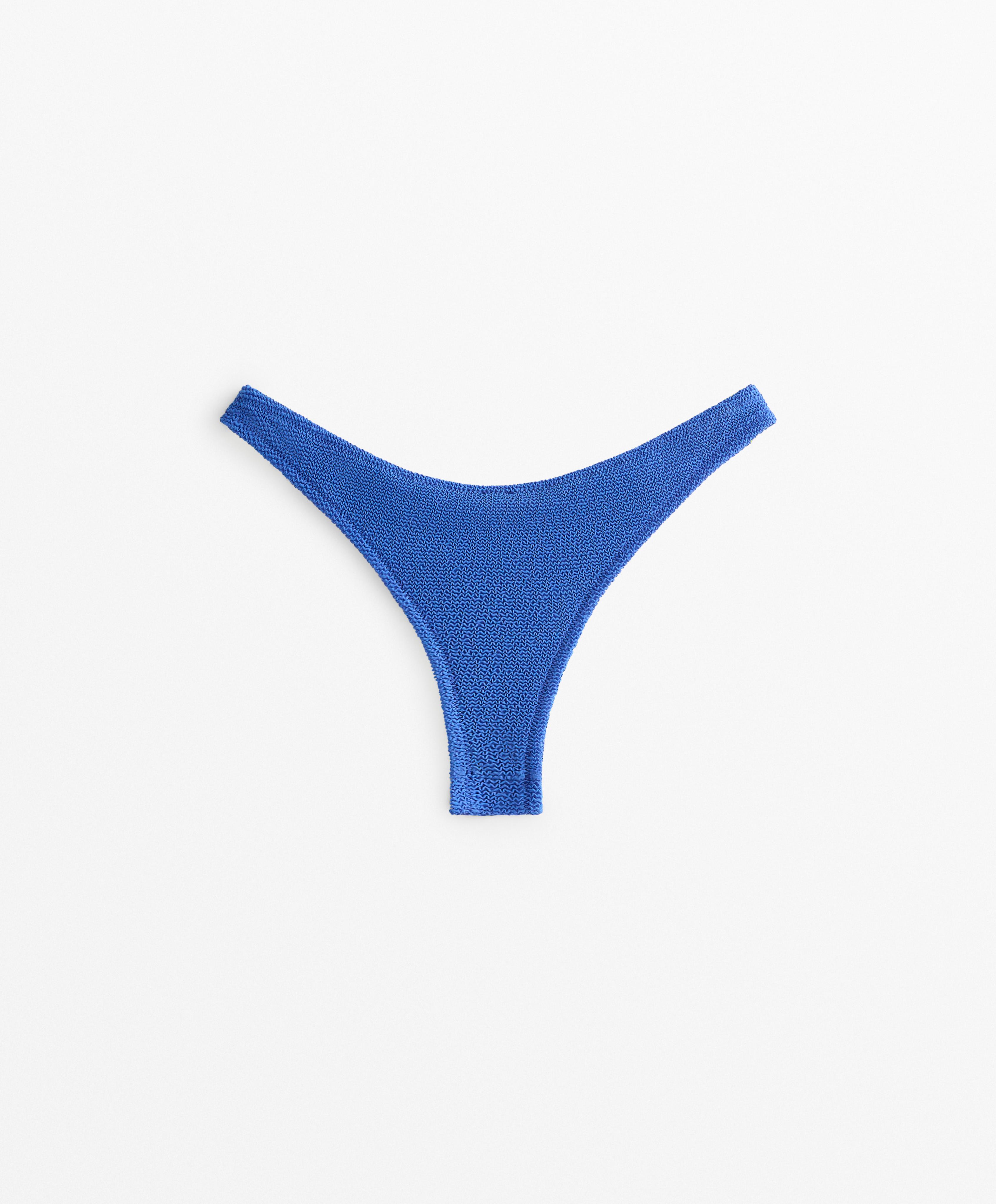 Crinkle U-cut Brazilian bikini bottoms Crinkle U-cut Brazilian bikini bottoms