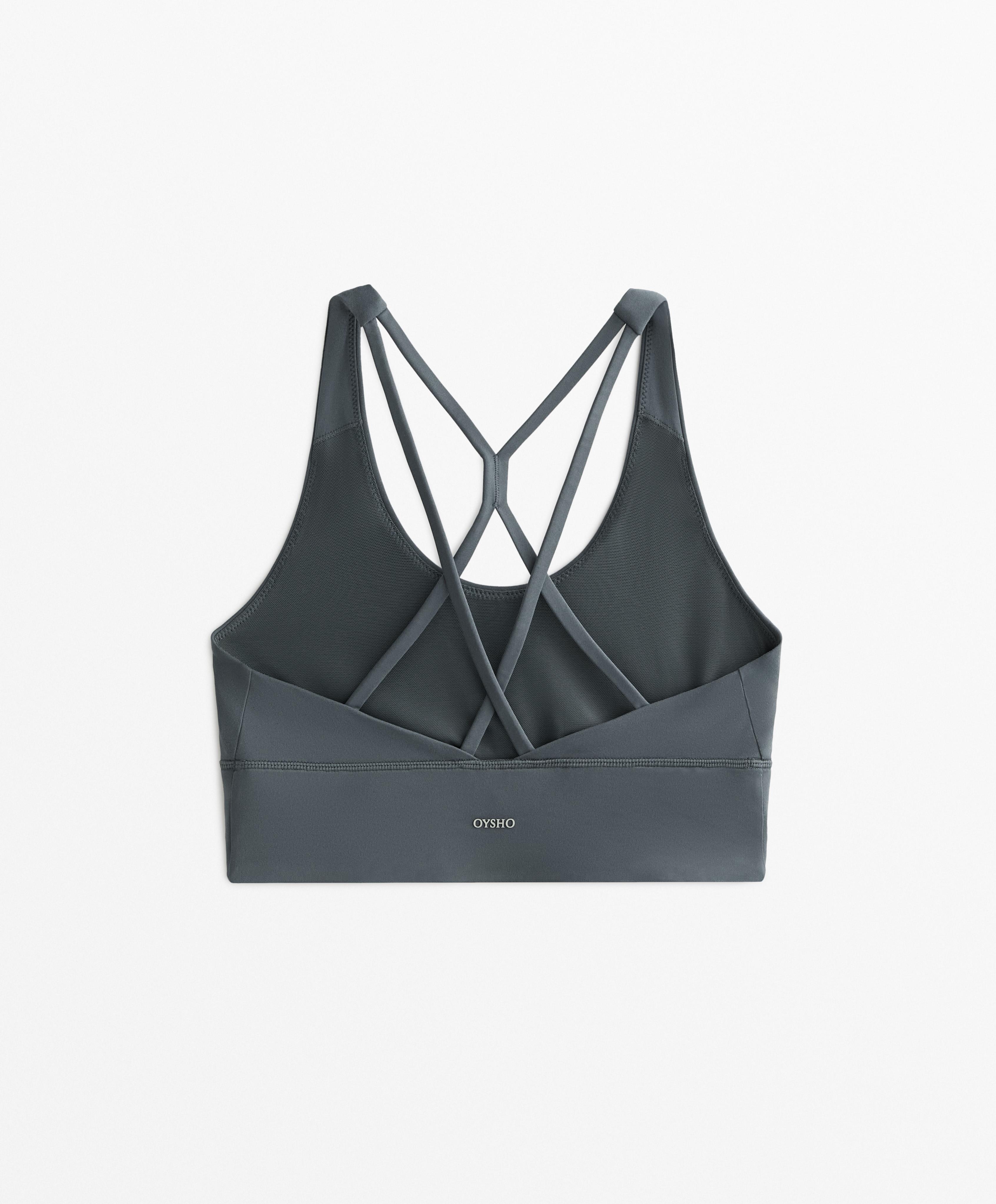 Medium-support comfortlux sports bra with cups