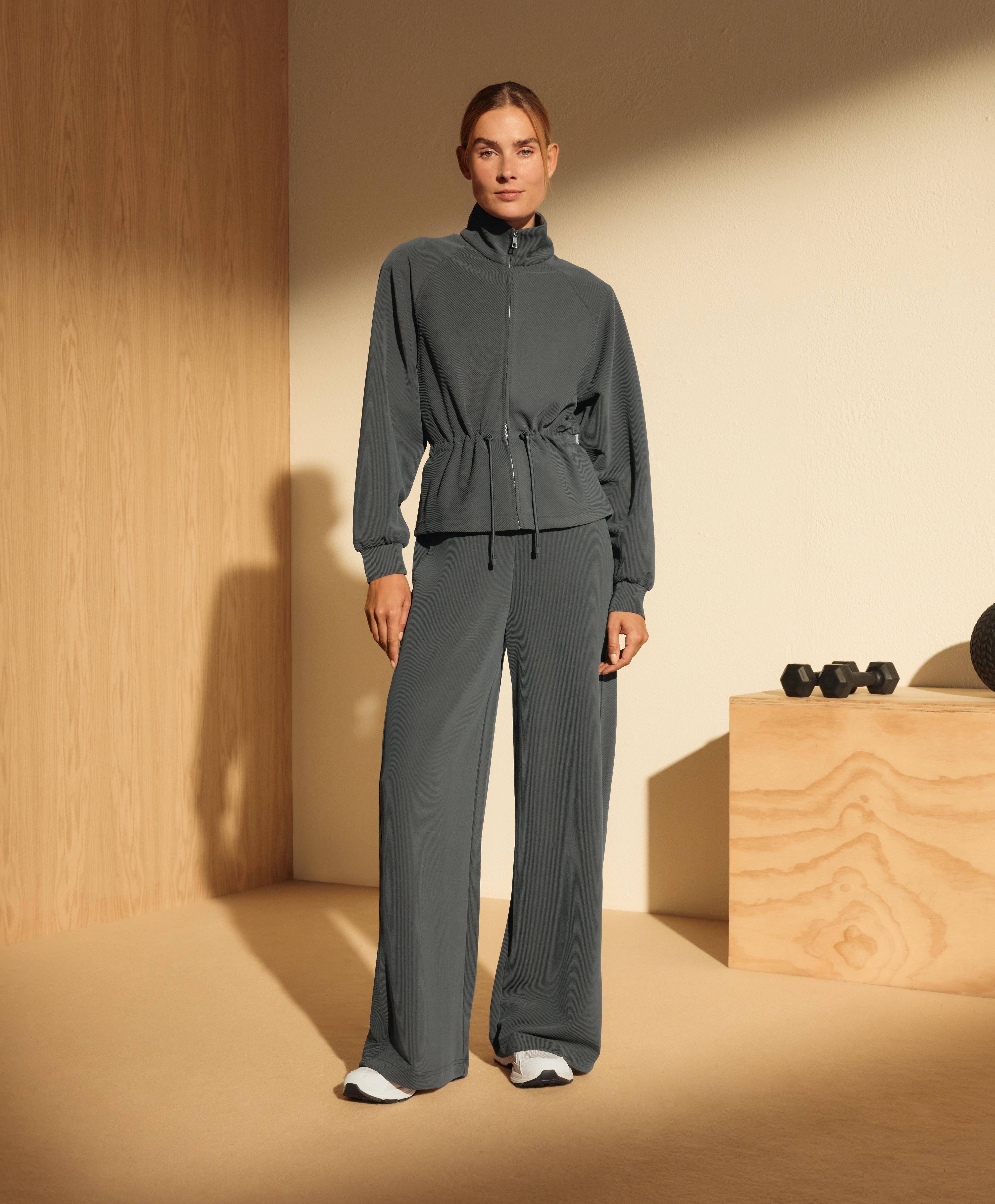 Veste taille ajustable rib 29% modal