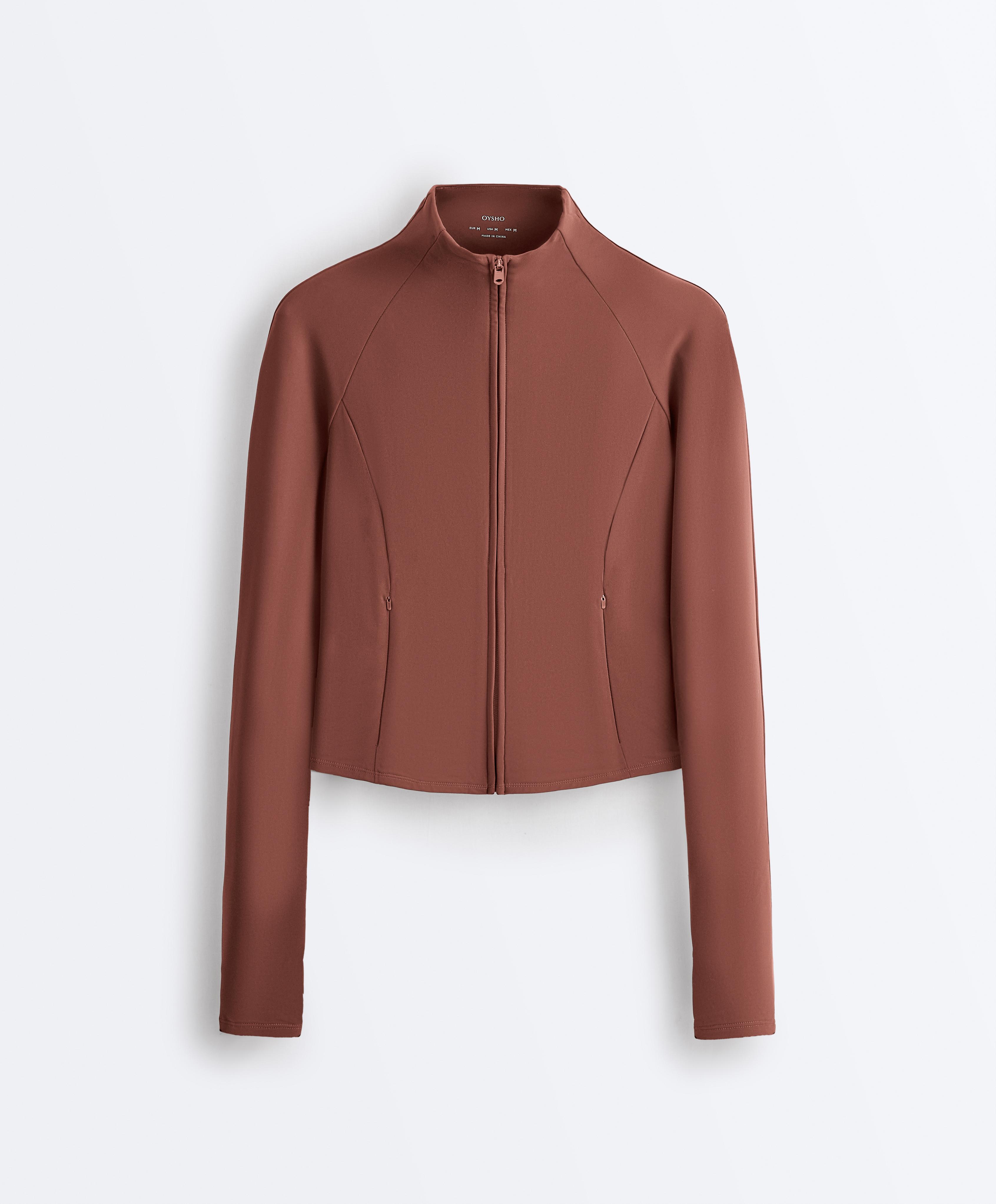 Light warm technical jacket — MAHOGANY