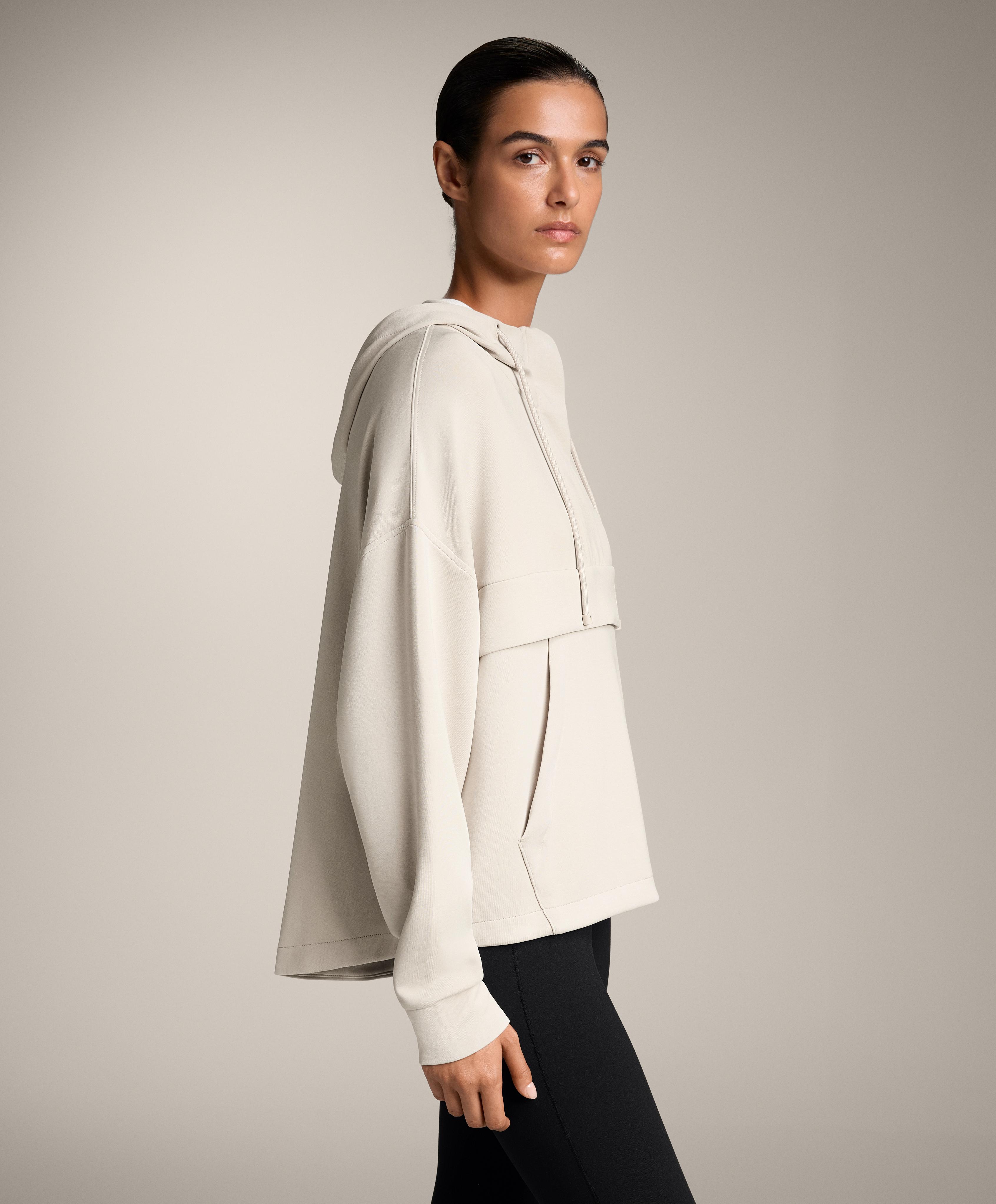 Soft touch modal zip sweatshirt