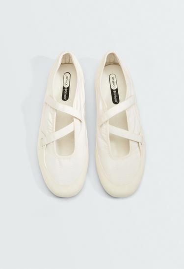Sport ballet flat — ECRU 3
