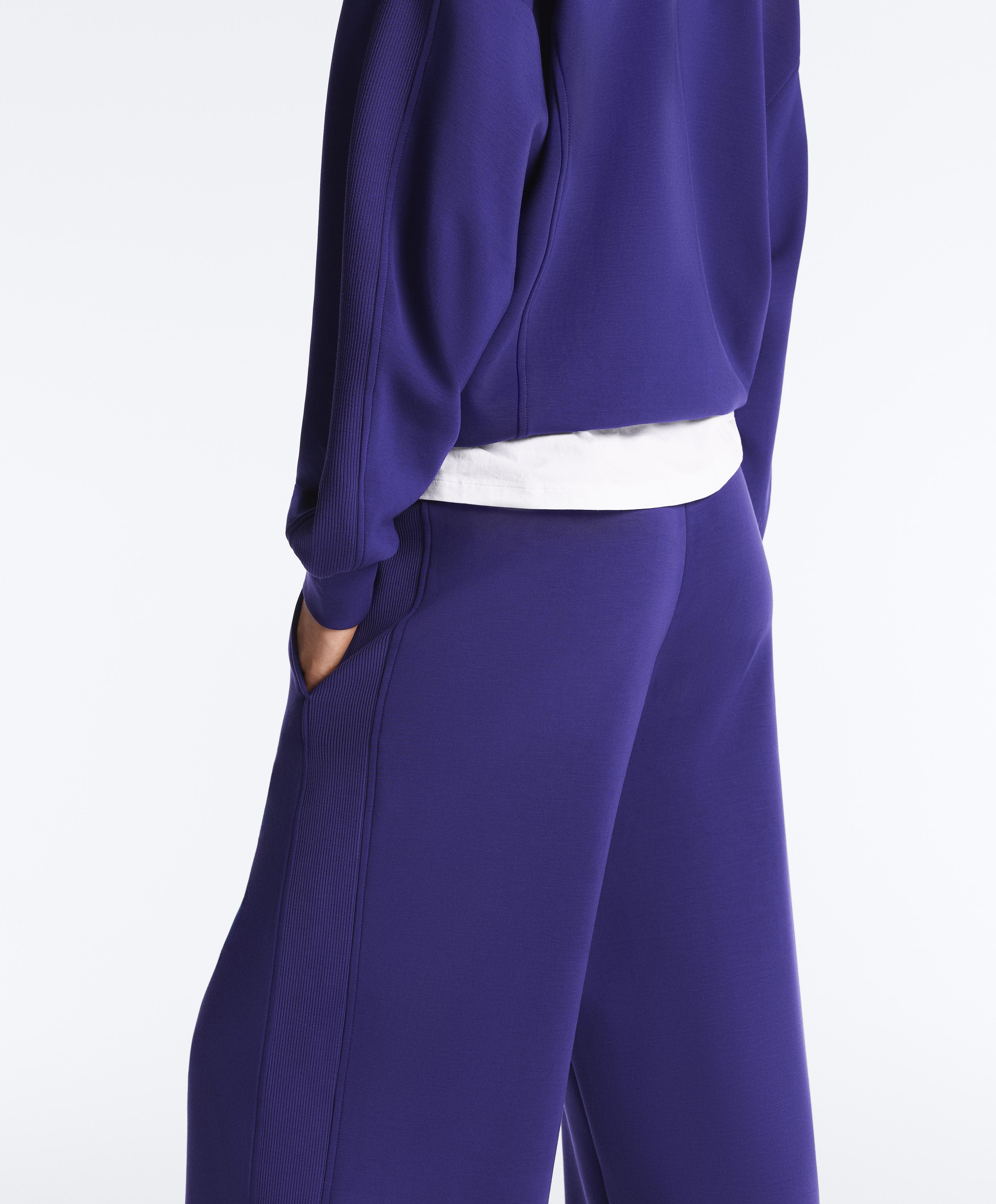 กางเกงขาตรงทรงกว้างผสม modal กางเกงขาตรงทรงกว้างผสม modal