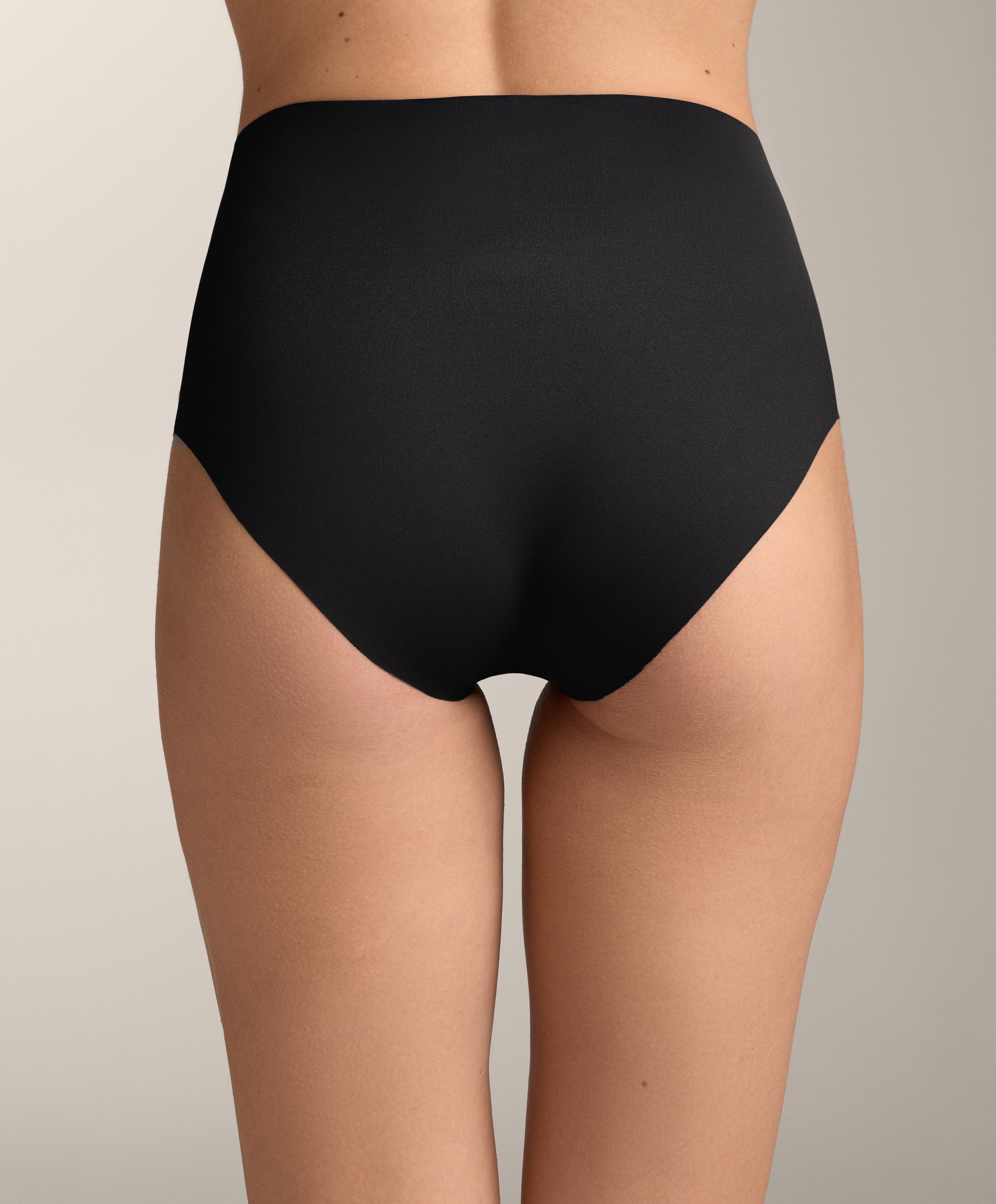 2 invisible medium-support high-rise classic briefs — BEIGE