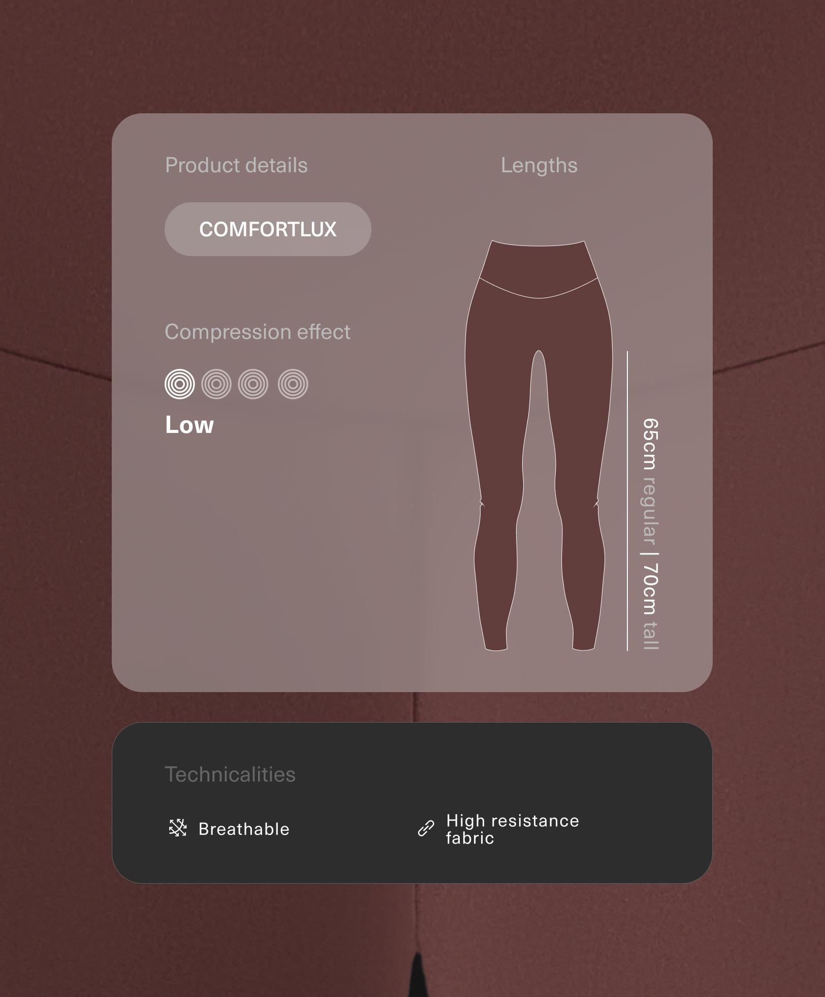 لغينغ للكاحل بخصر عالٍ Comfortlux لغينغ للكاحل بخصر عالٍ Comfortlux