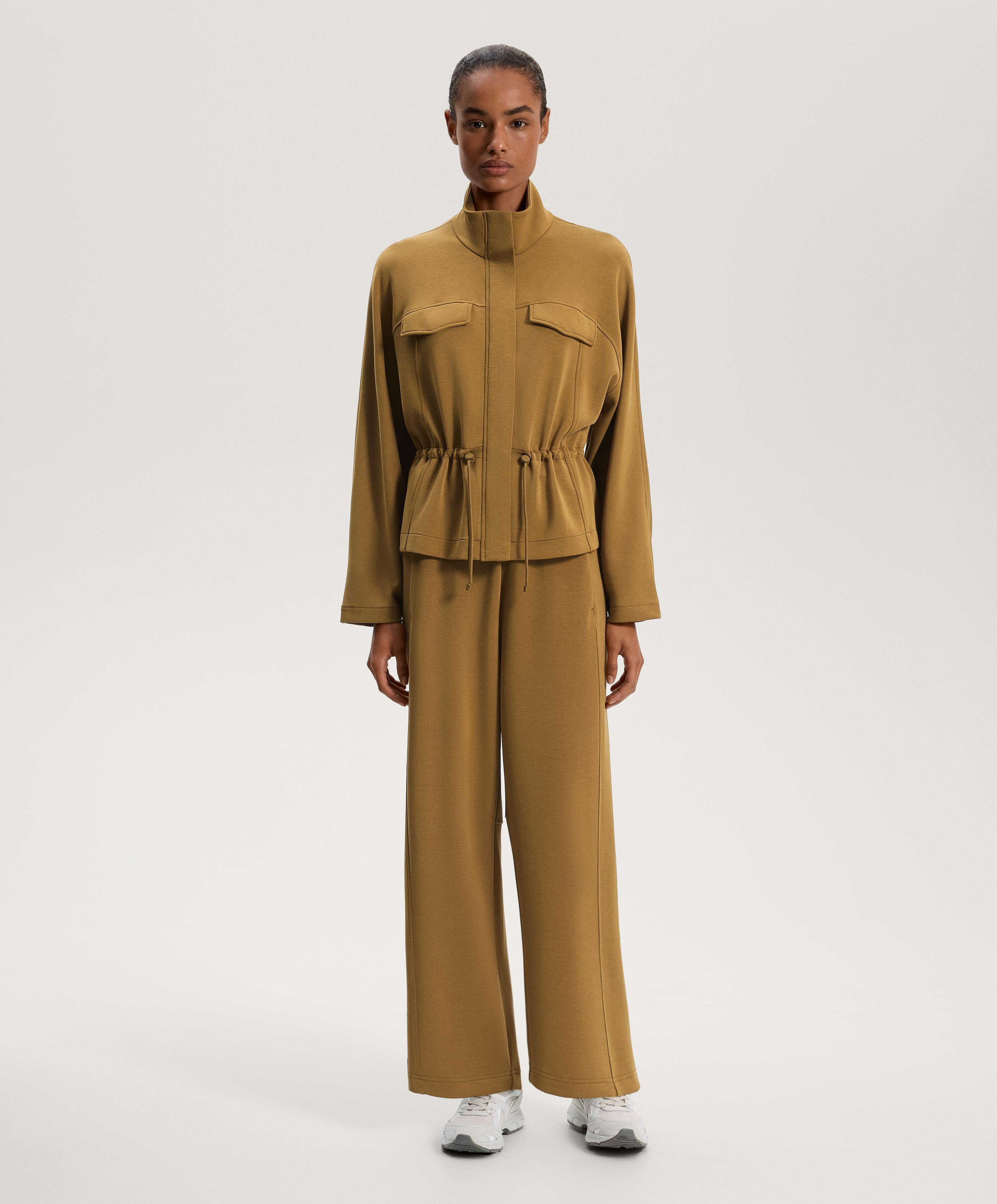 Straight-leg trousers with soft-touch modal - Sale Straight-leg trousers with soft-touch modal - Sale