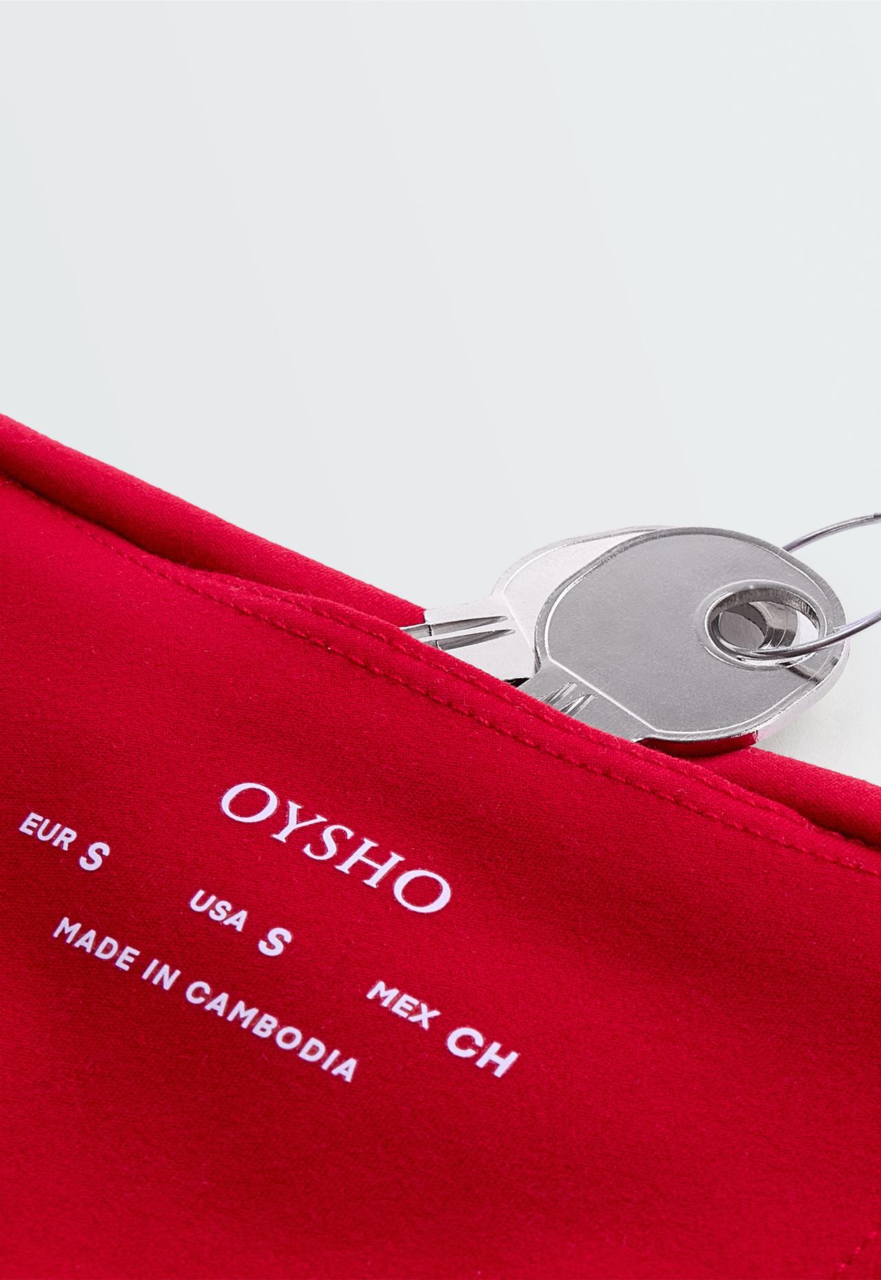 Ankle-length High rise Comfortlux leggings — STRONG RED
