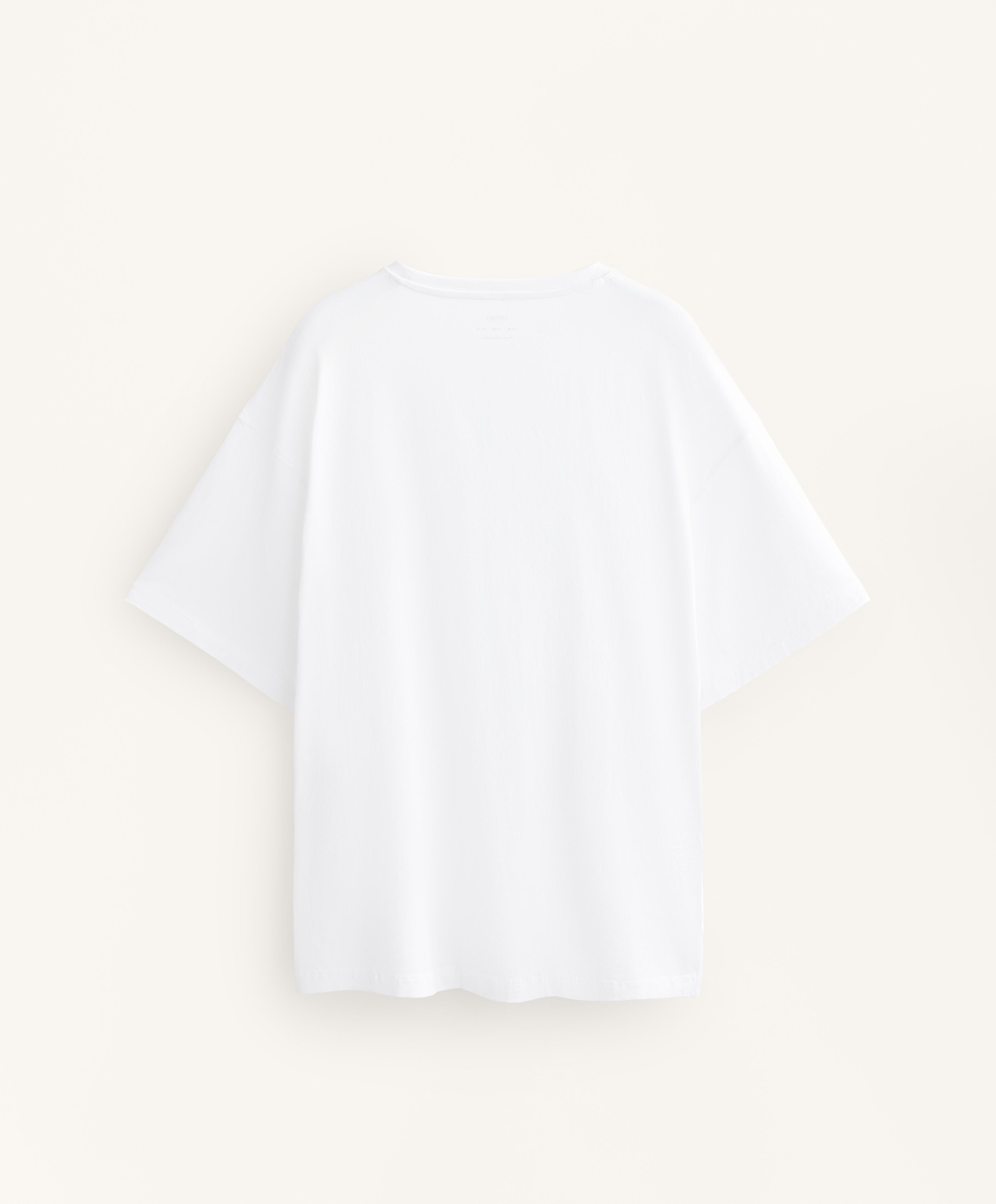 Short sleeve cotton blend T-shirt