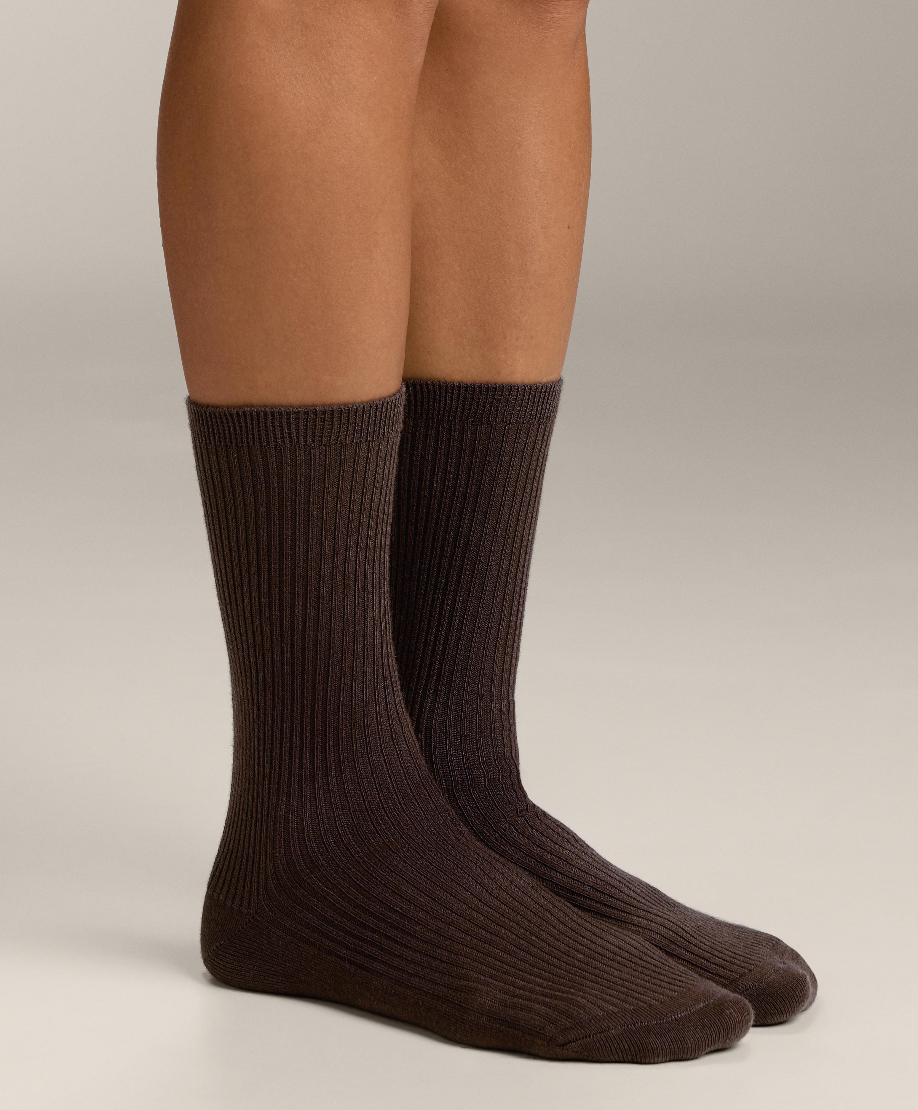 5 pairs of cotton blend classic socks — WASHED ROSE
