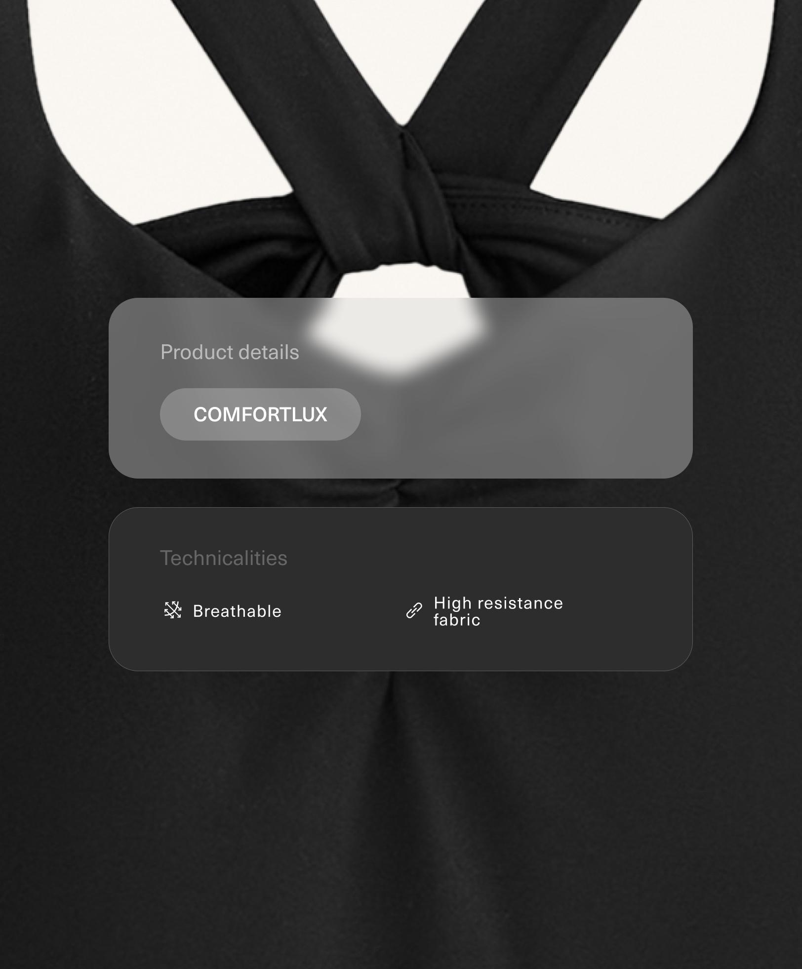 Comfortlux crossover back short jumpsuit - Sale