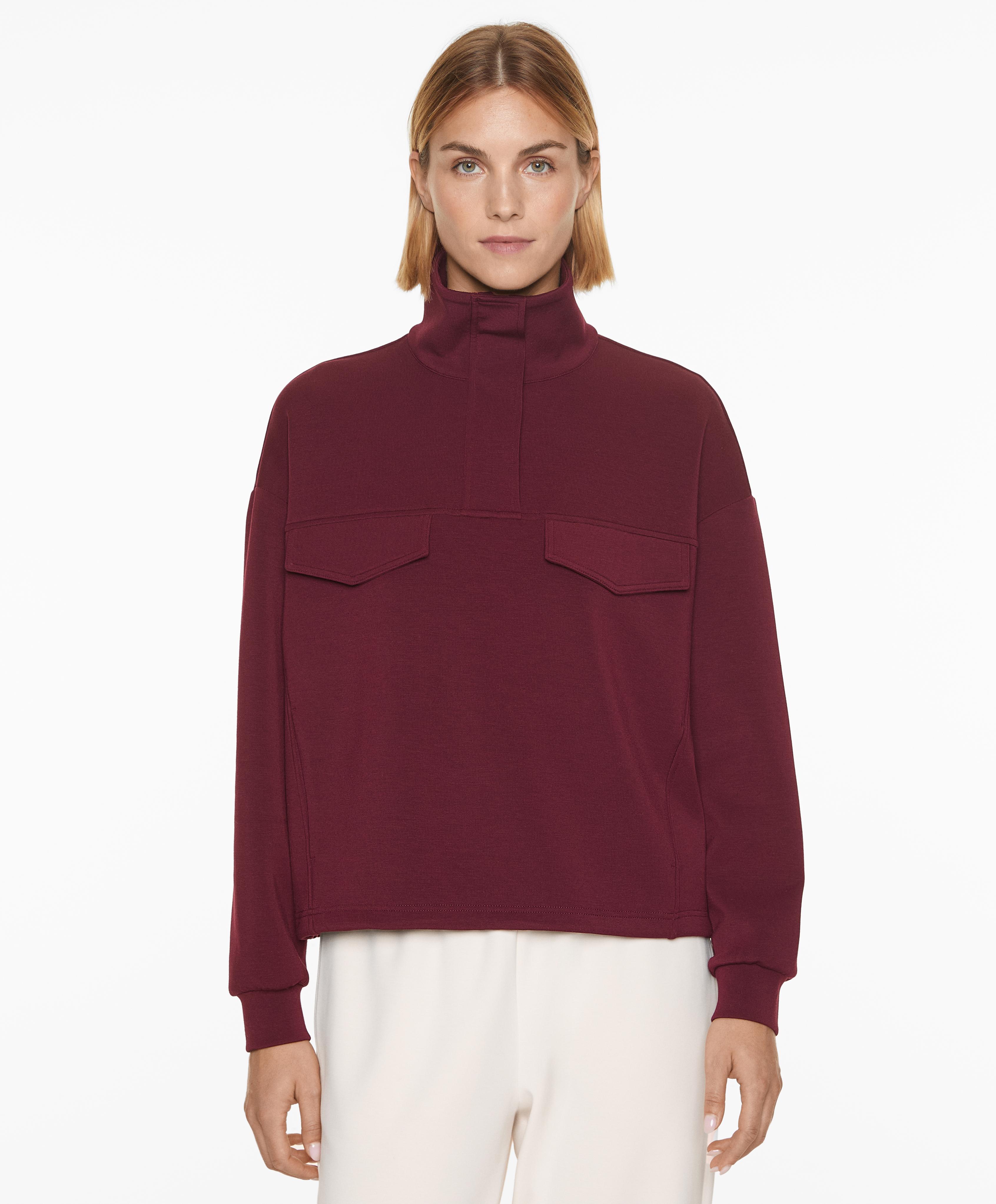 Brushed modal sweatshirt