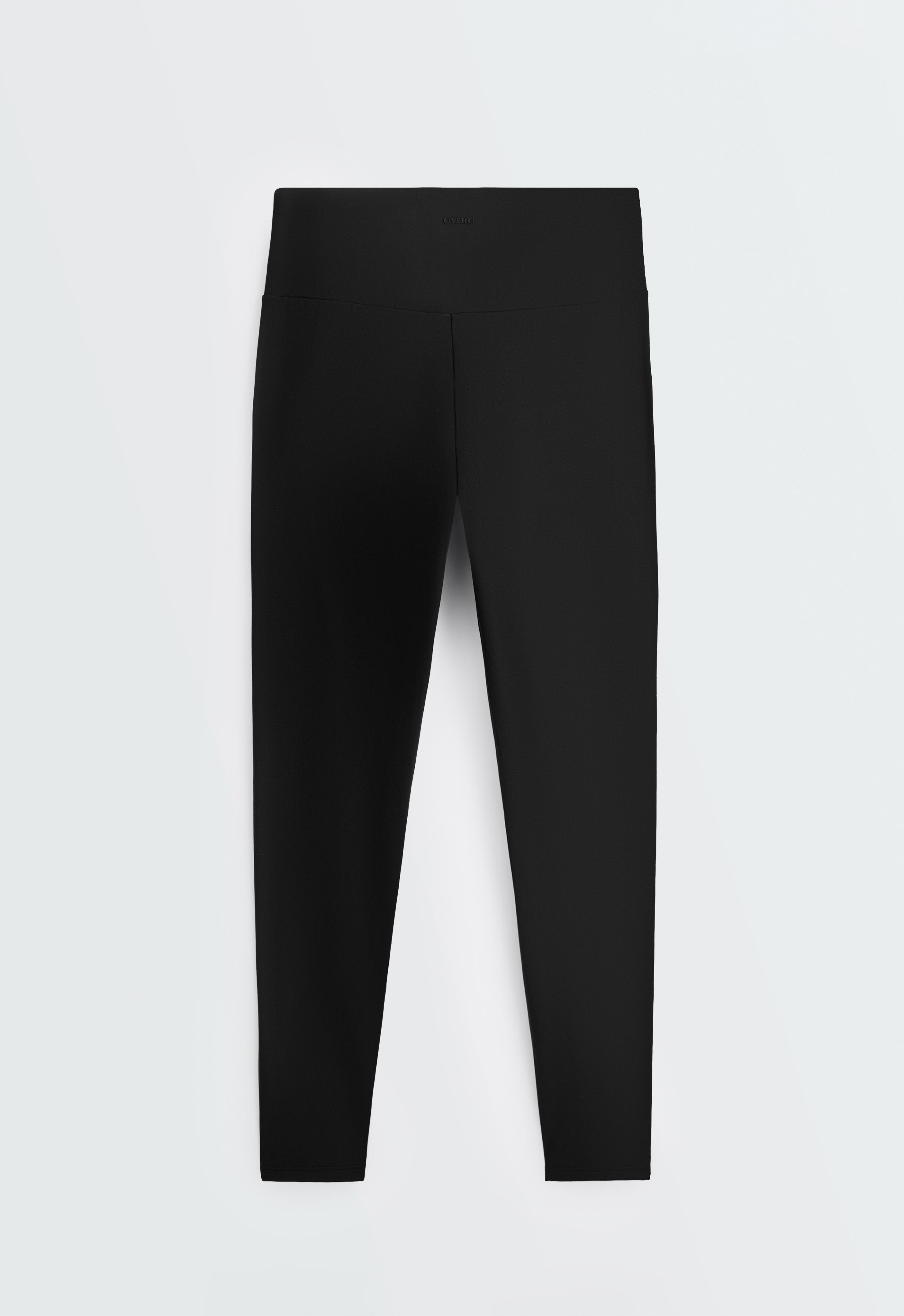 Comfortlux super high-rise ankle-length leggings — BLACK