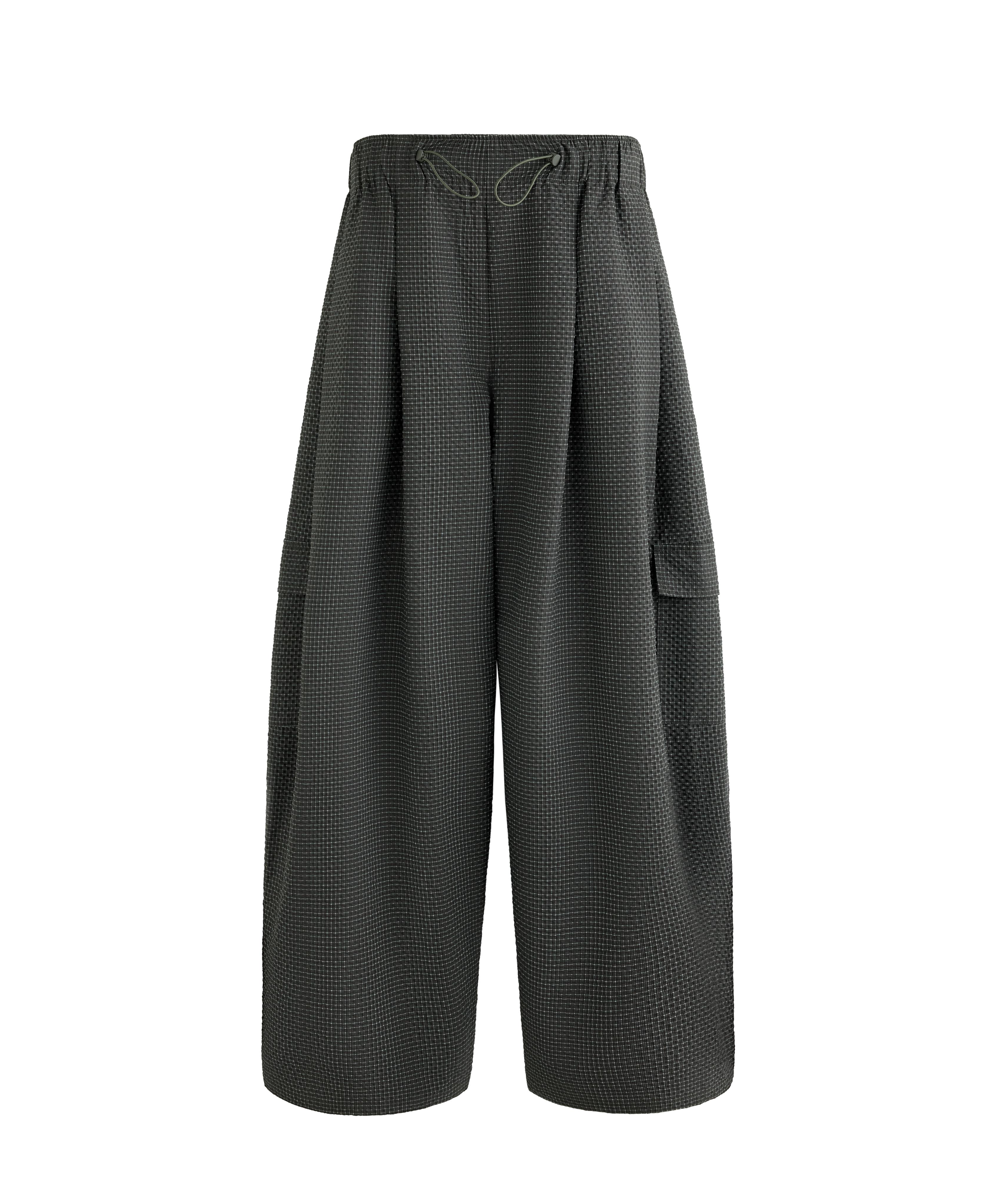 Kareli Su Tutmaz Naylon Kargo Pantolon