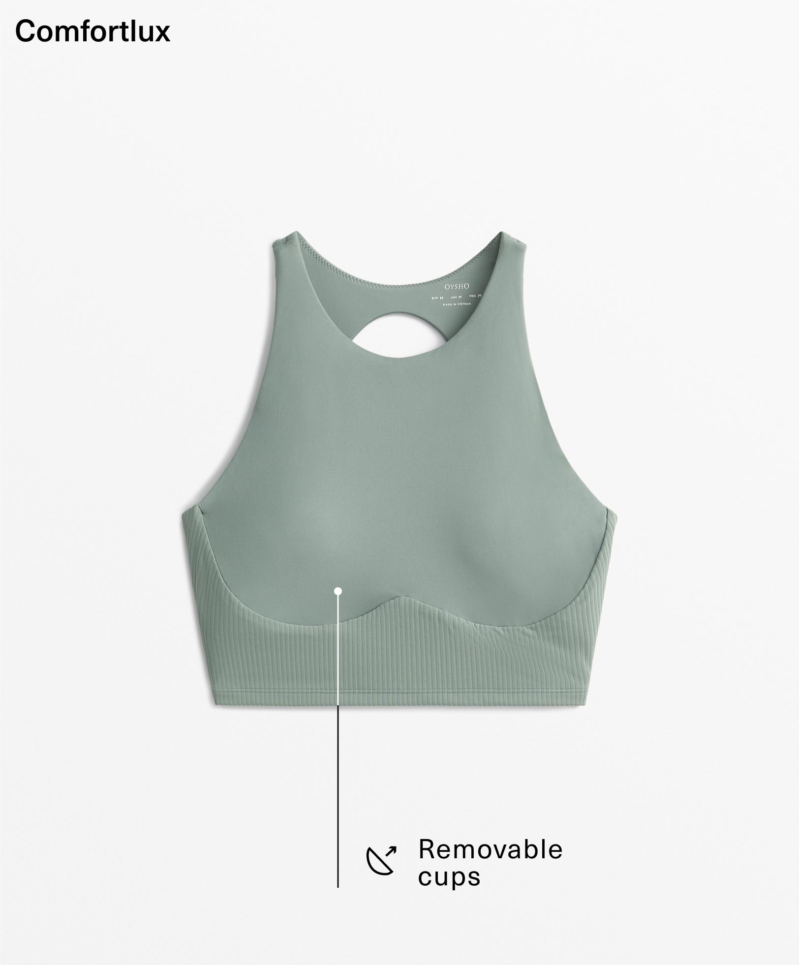 Tank top halter comfortlux rib