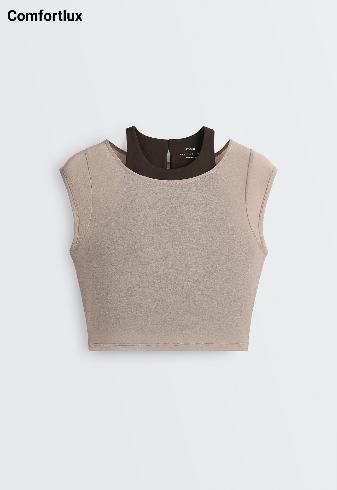 Tank top Comfortlux ar kontrastējošu virsslāni