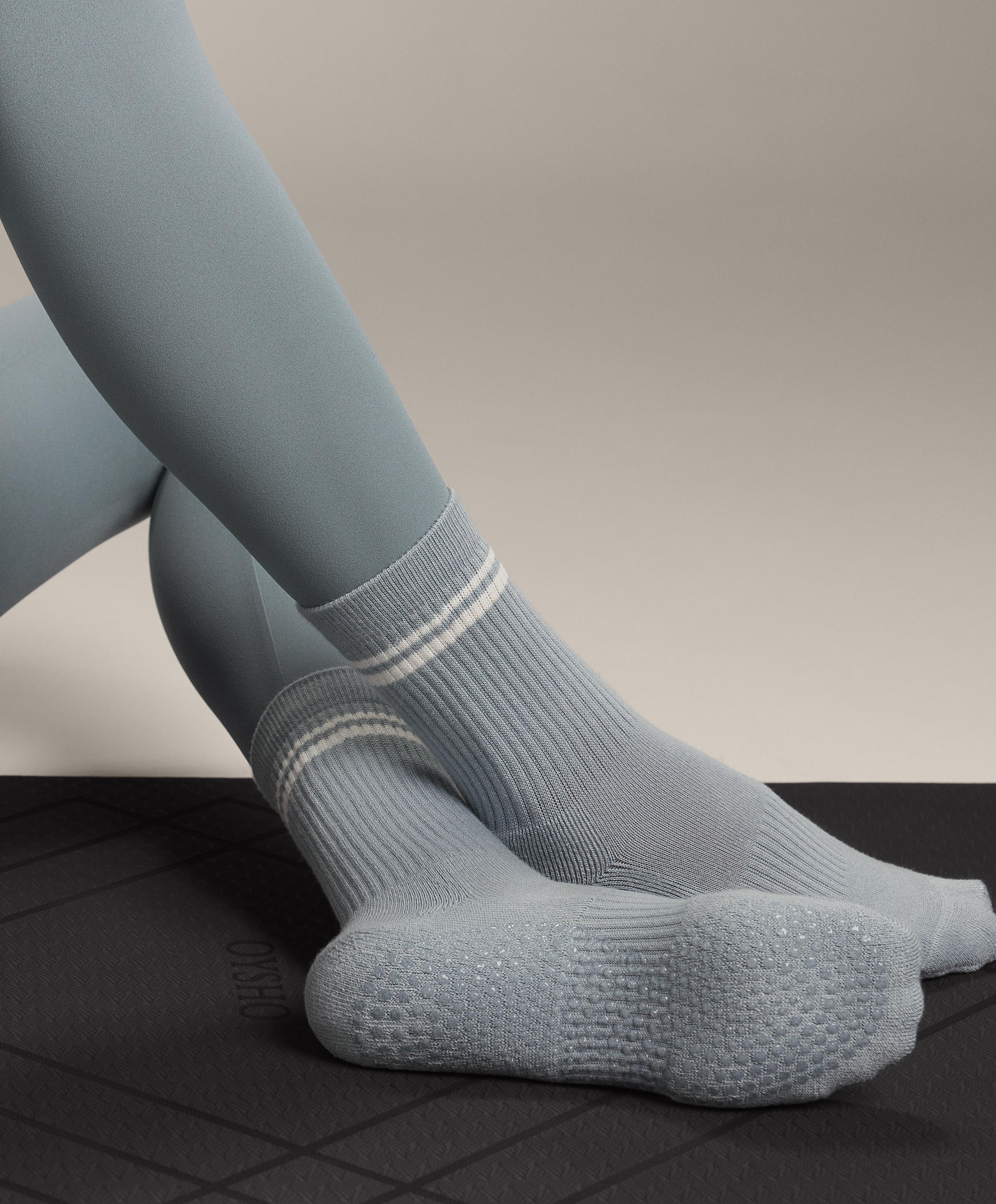 2 Paar Classic-Socken für Yoga und Pilates aus Baumwollmischung - Sale 2 Paar Classic-Socken für Yoga und Pilates aus Baumwollmischung - Sale