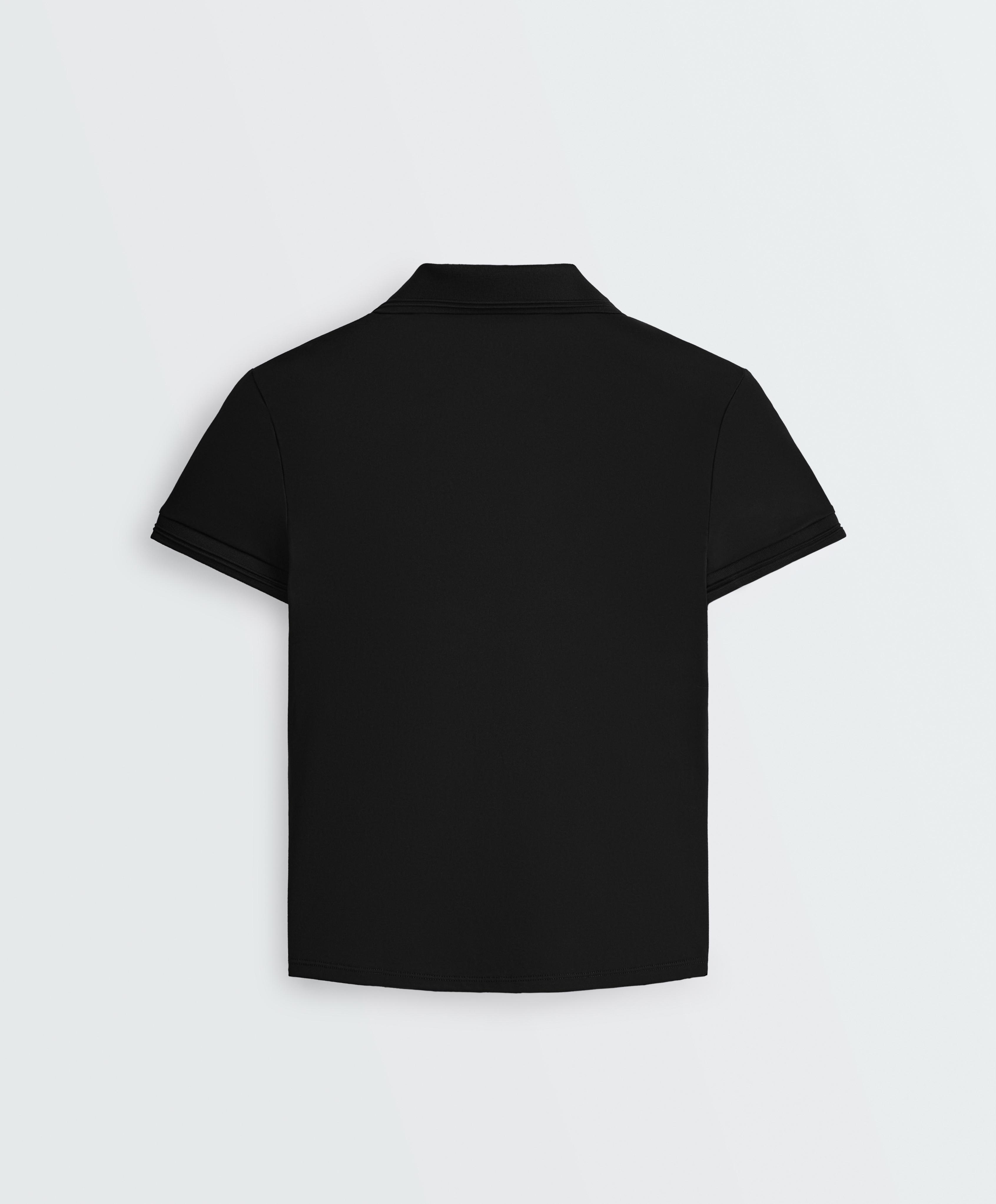 Short-sleeved Comfortlux polo shirt — BLACK