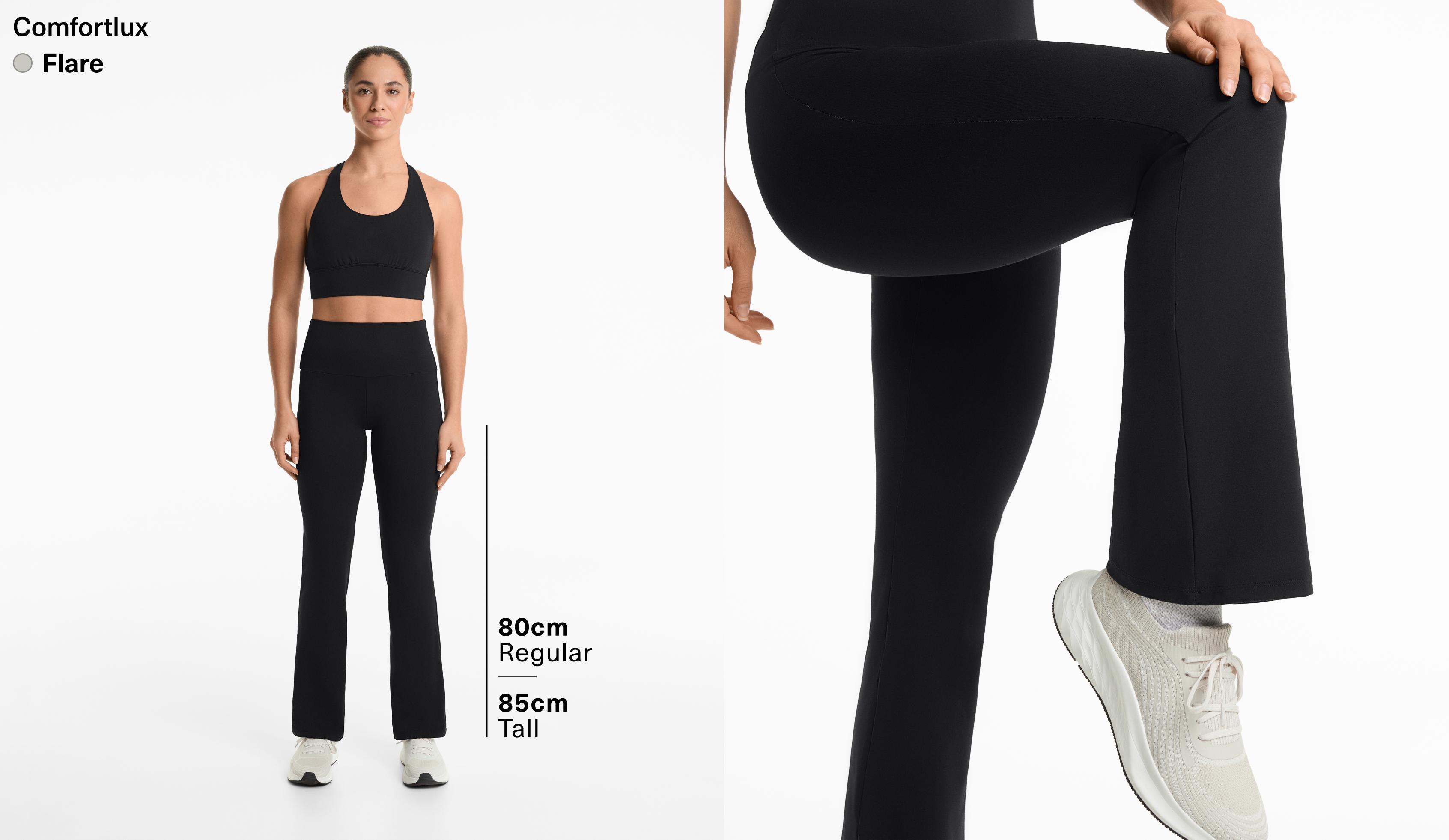 Pantalone flare comfortlux high rise
