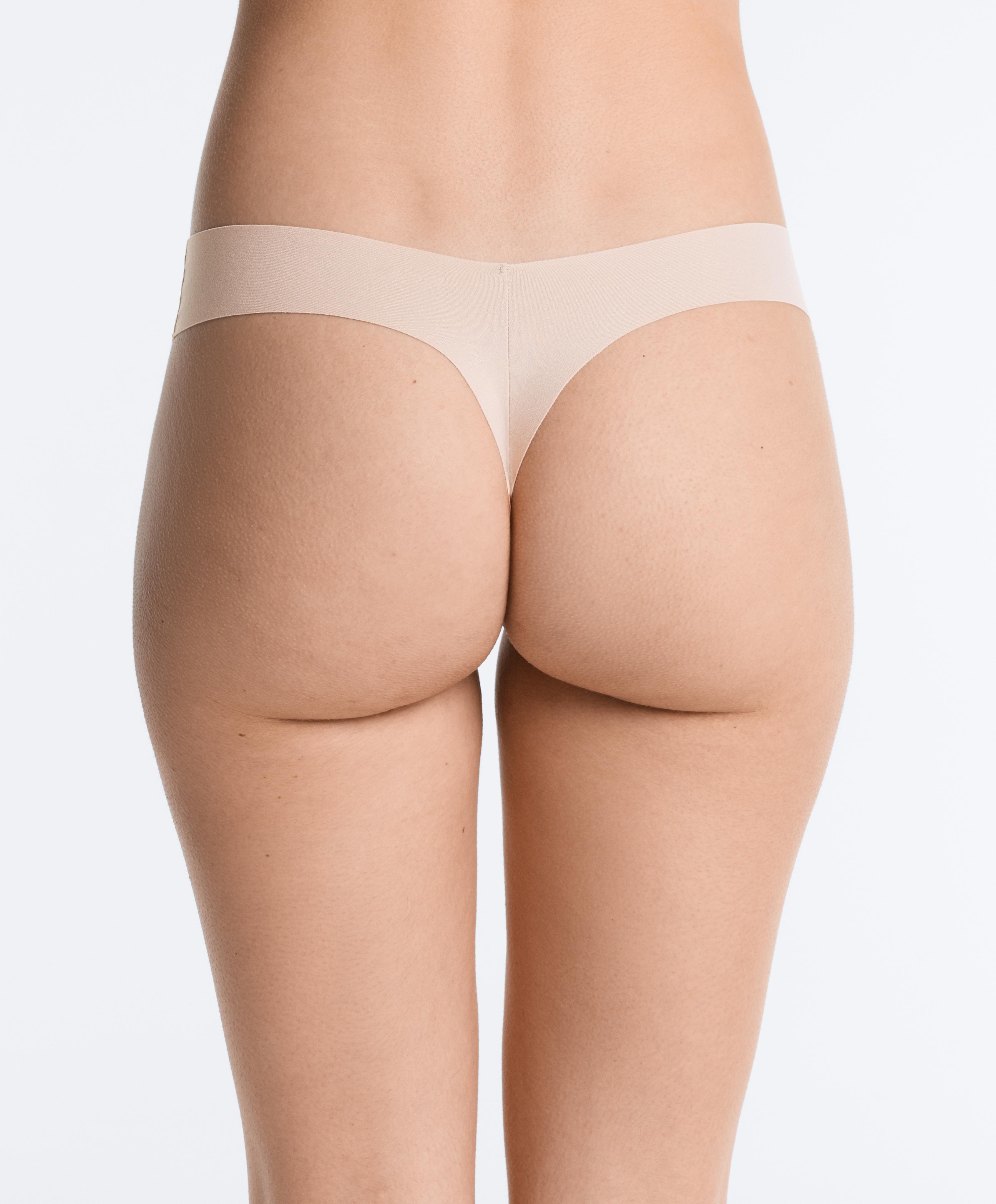 5 invisible polyamide blend thongs — DUSTY ROSETTE