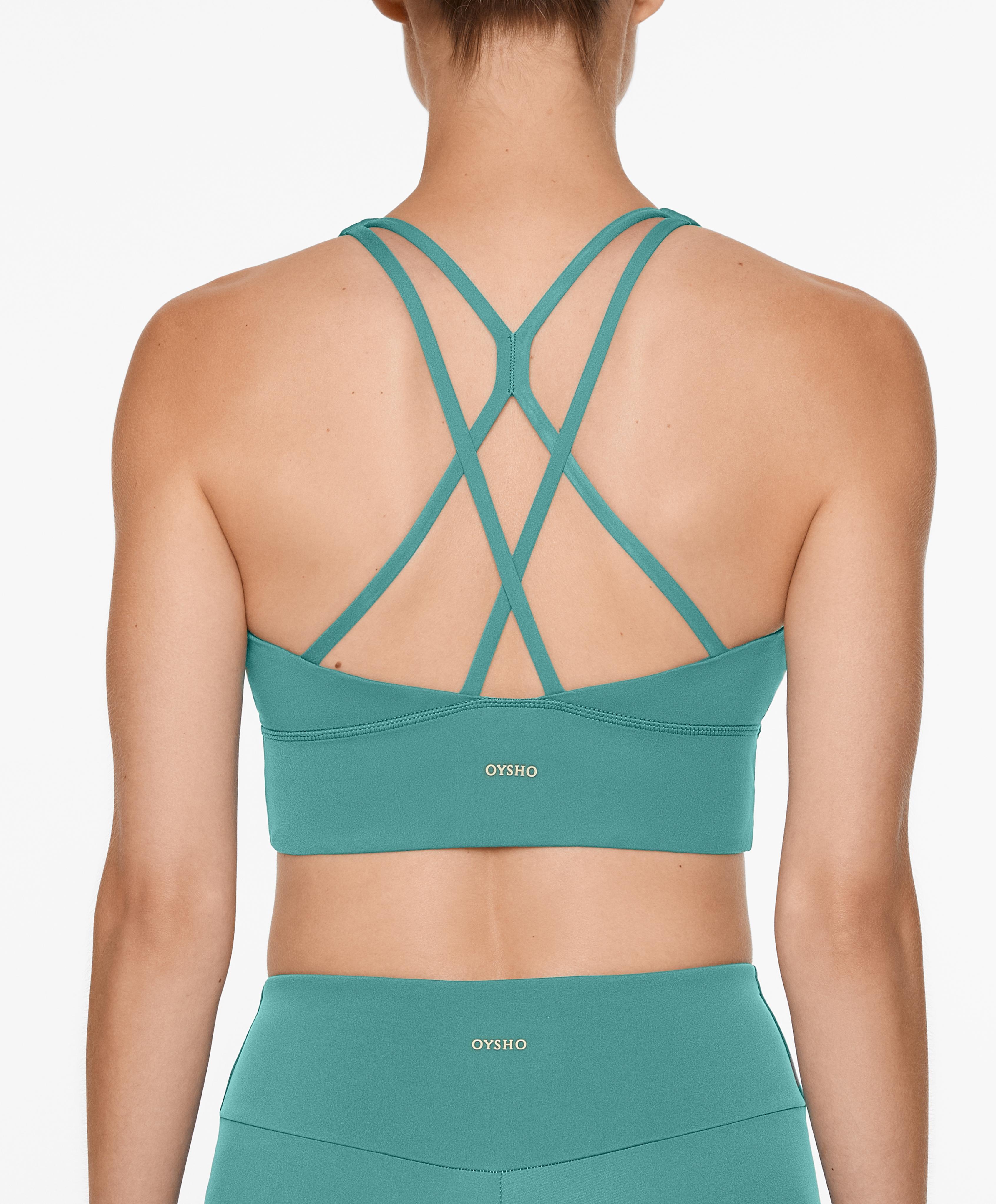 Medium-support comfortlux sports bra with cups - Sale