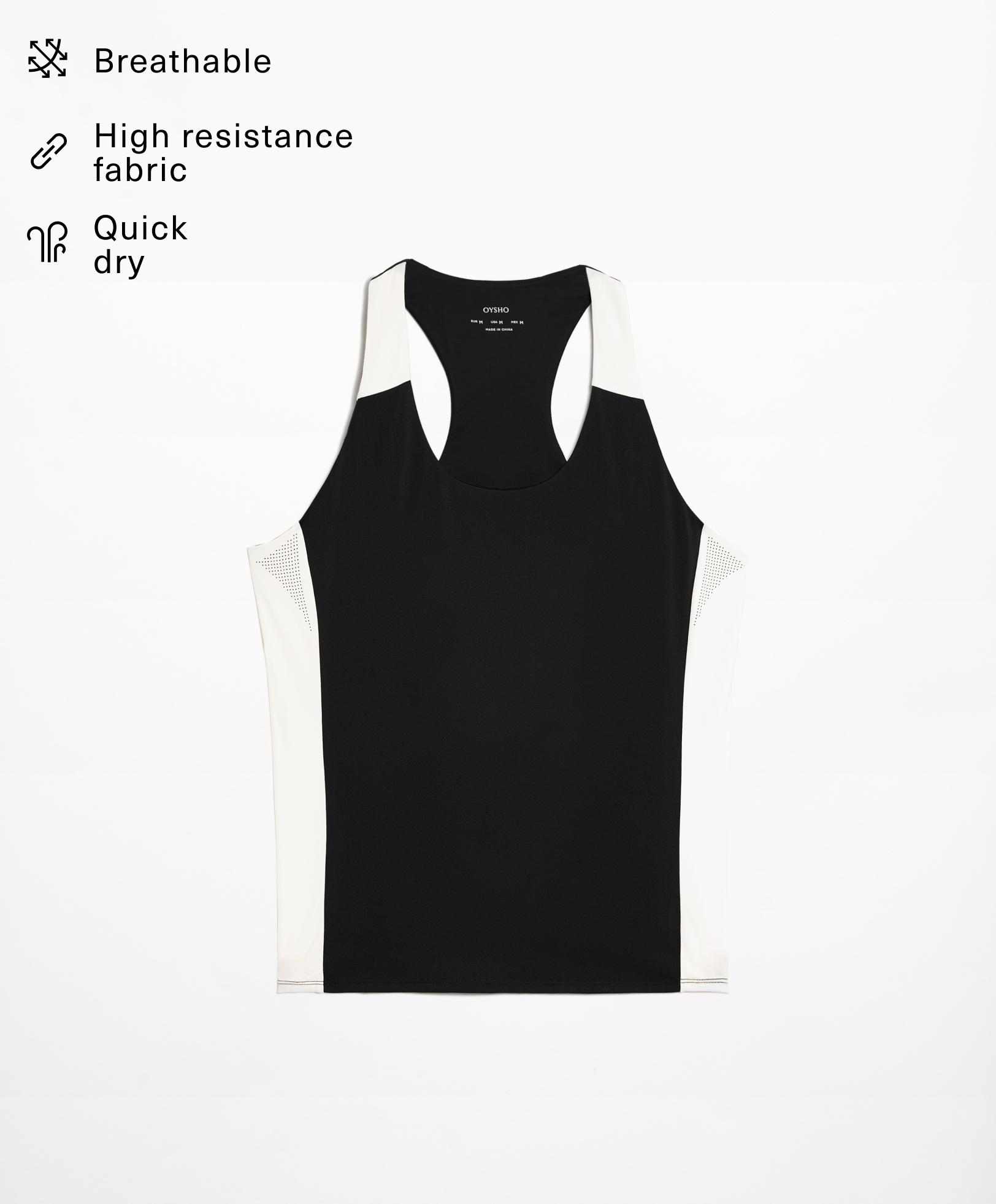 Sleeveless block top