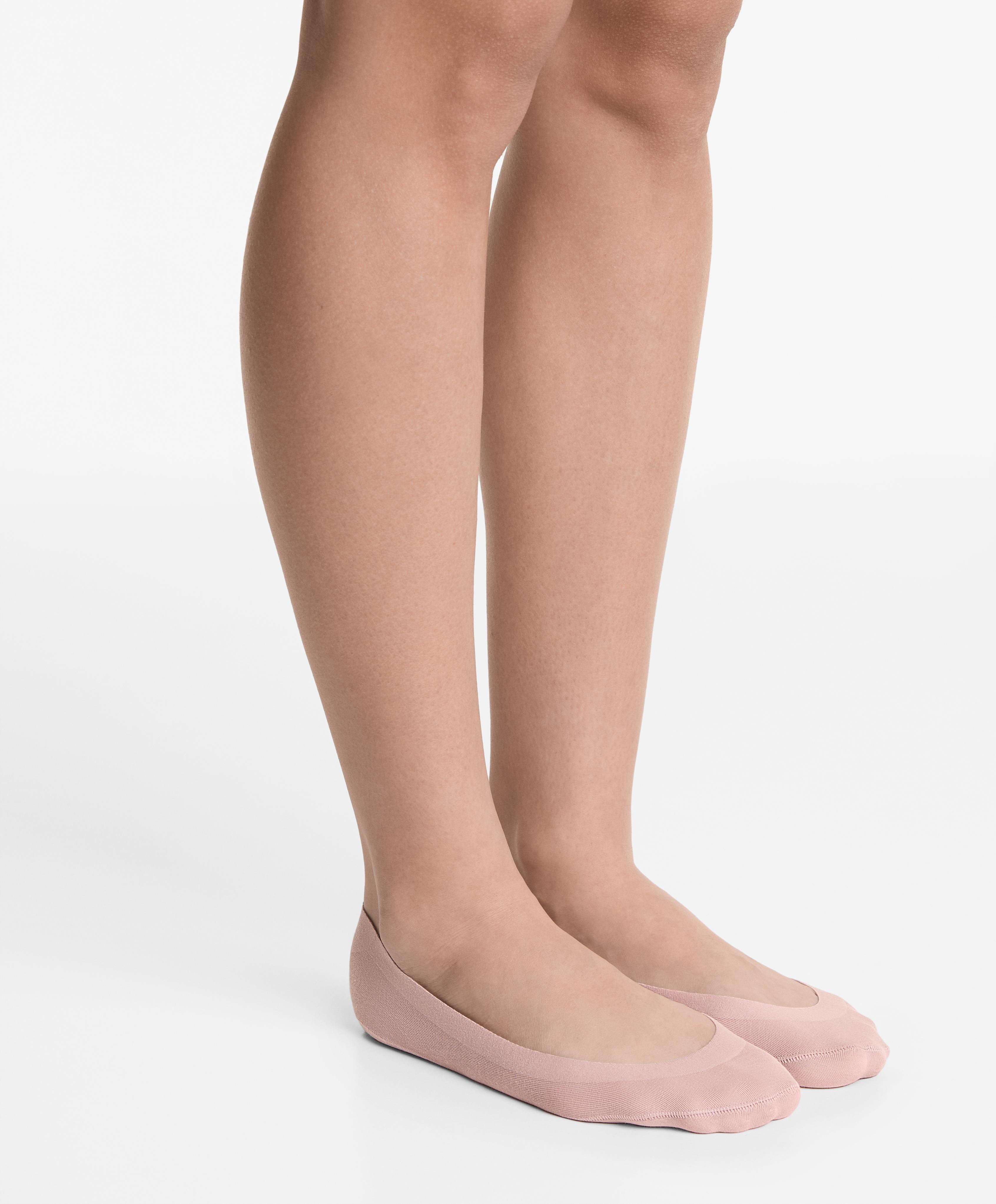 2 pairs of invisible low cut cotton blend socks - Sale 2 pairs of invisible low cut cotton blend socks - Sale