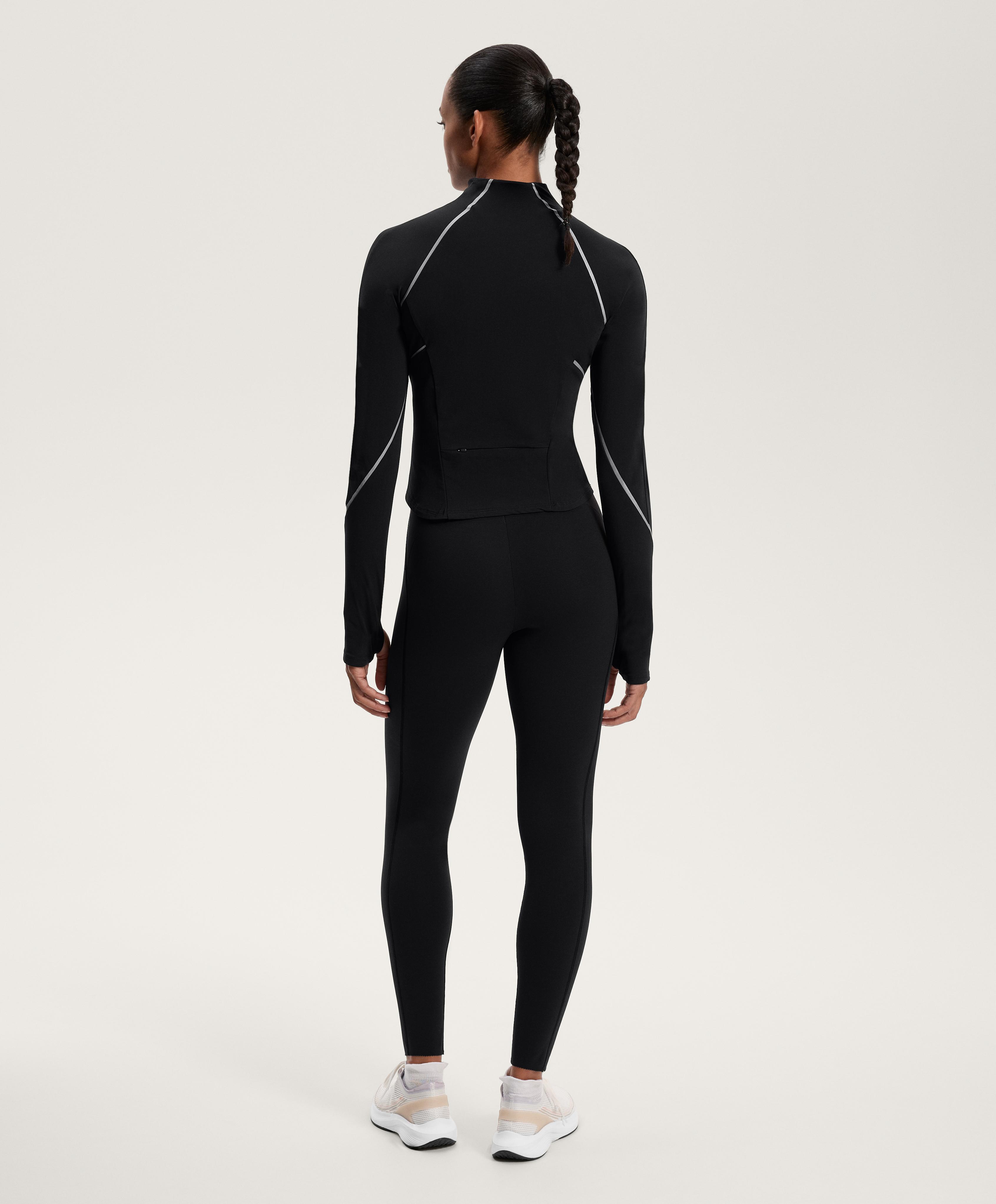 Комплект Total look для бігу light warm світловідбивний з компресійною кишенею