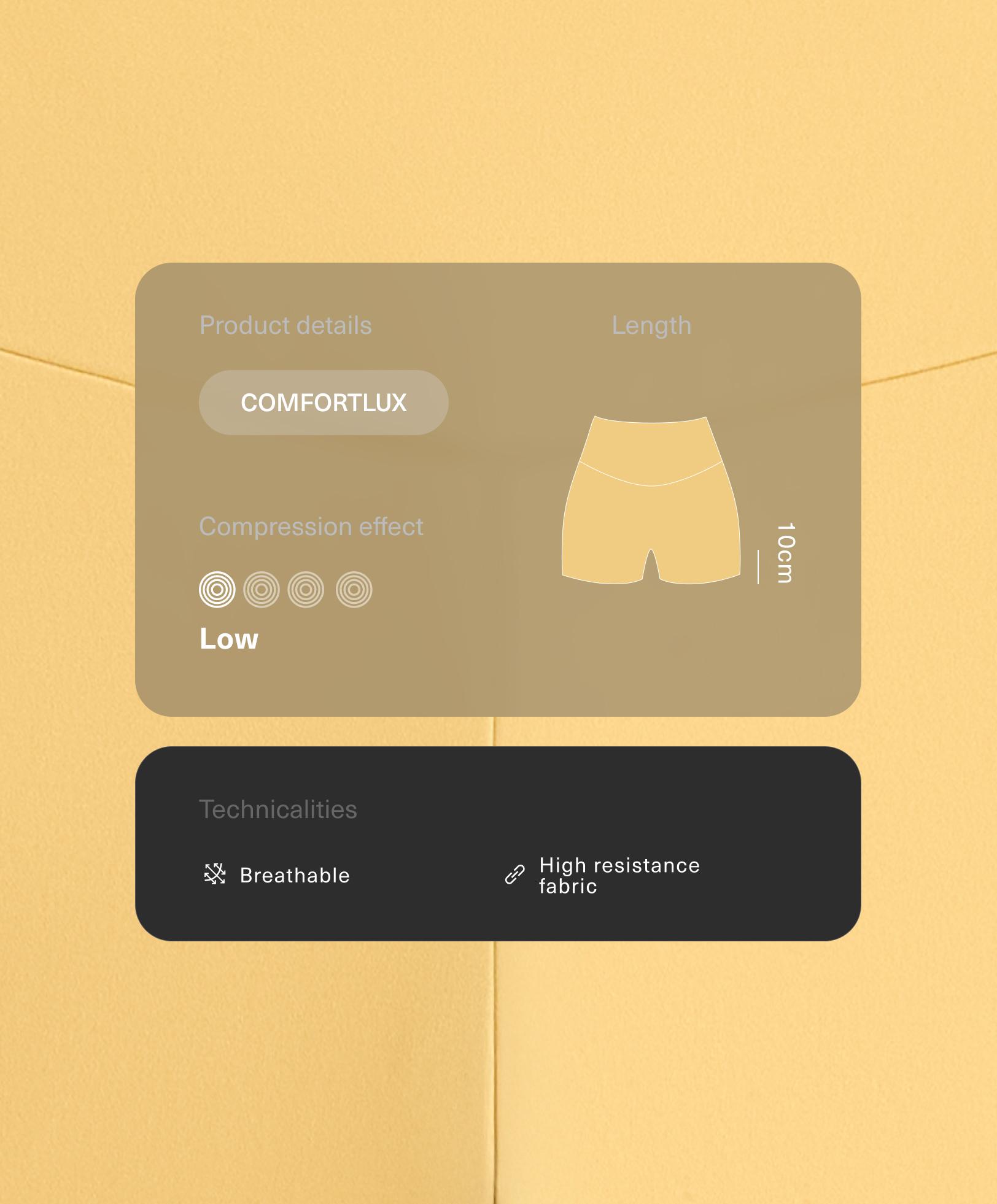 Hot pants high rise Comfortlux 10 cm Hot pants high rise Comfortlux 10 cm