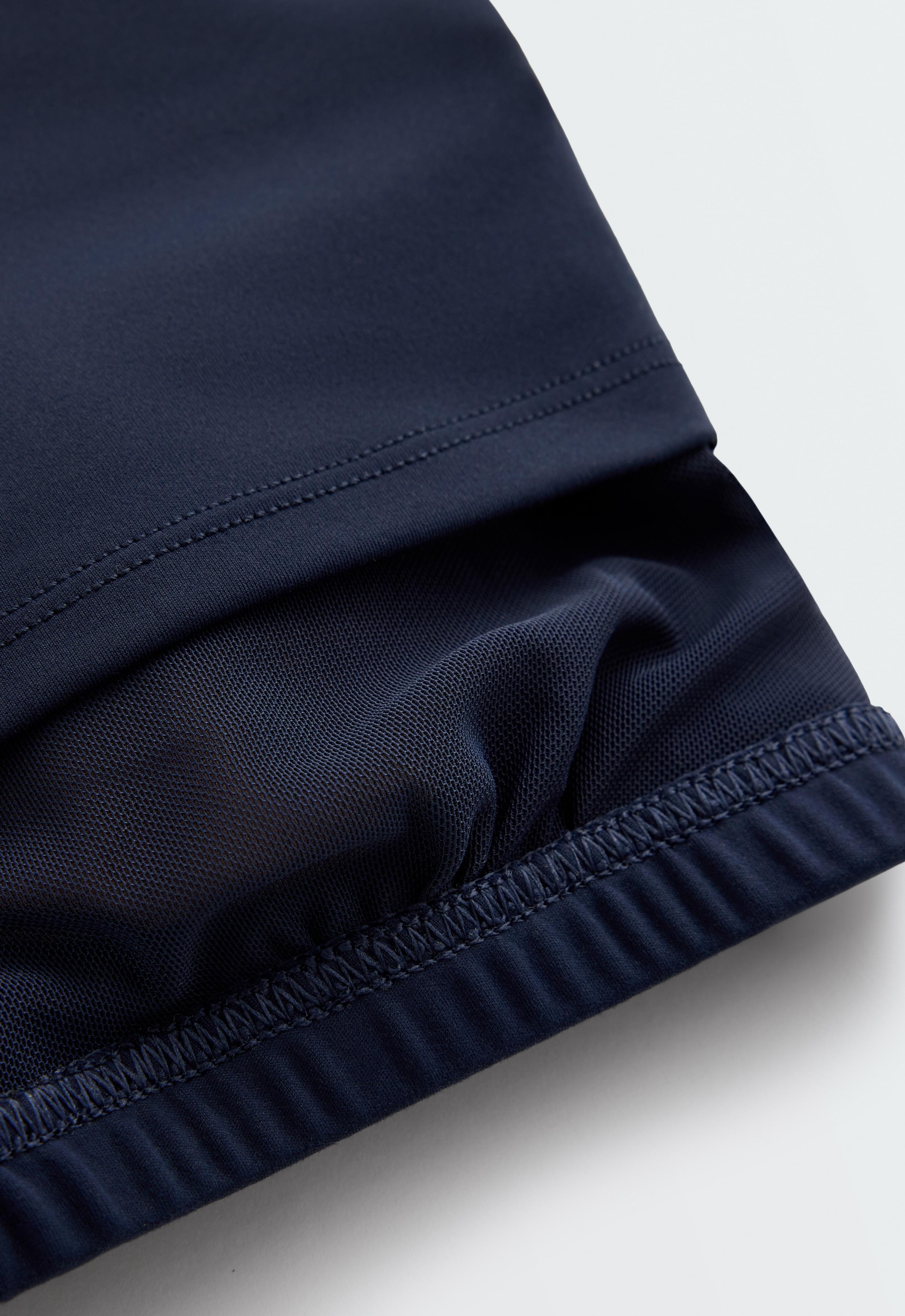 Comfortlux strappy tank top with cups — NAVY BLUE