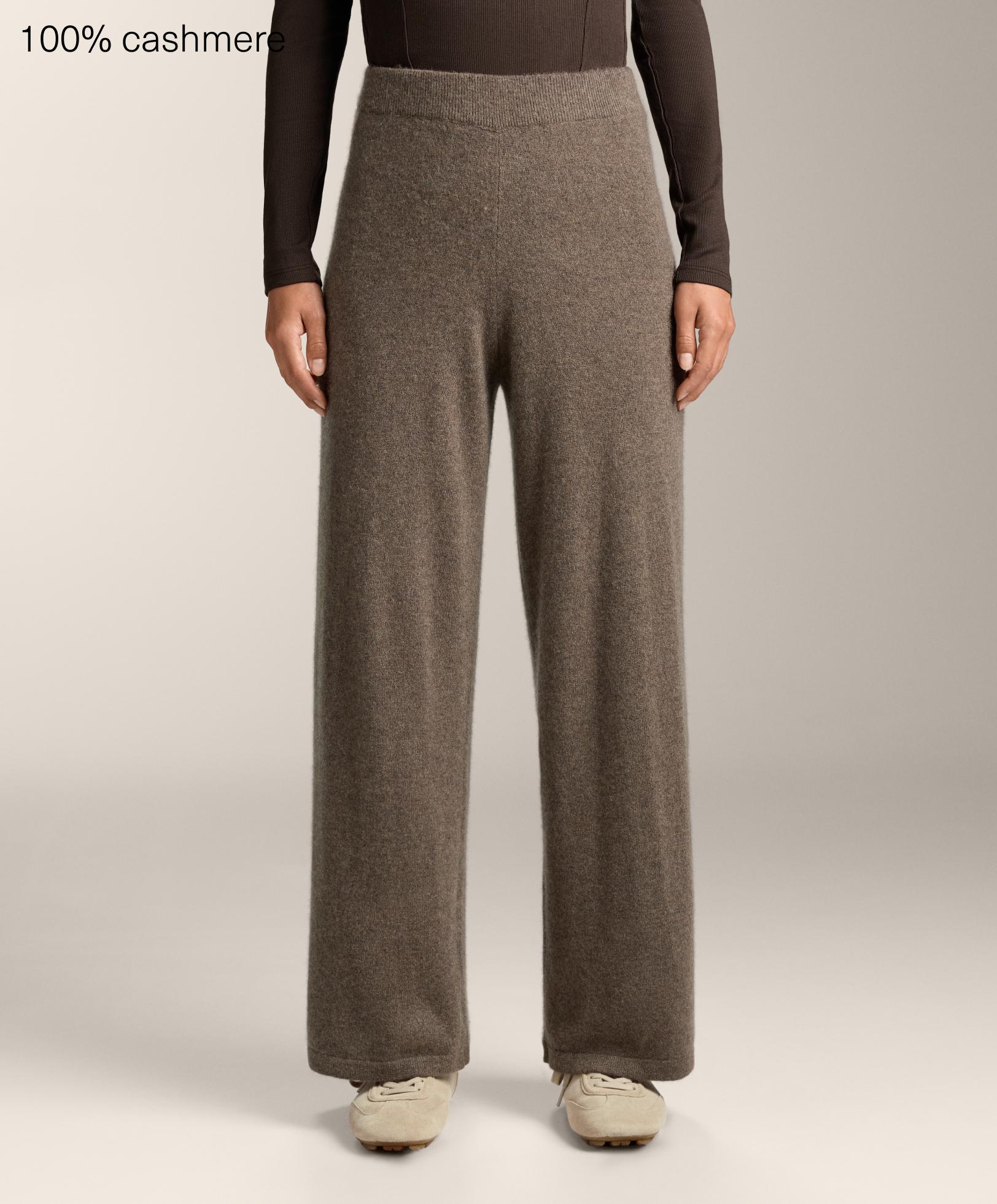 Straight leg 100% cashmere trousers Straight leg 100% cashmere trousers