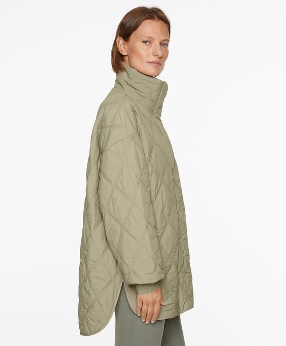 Flex Oyster Beige Padded Jacket
