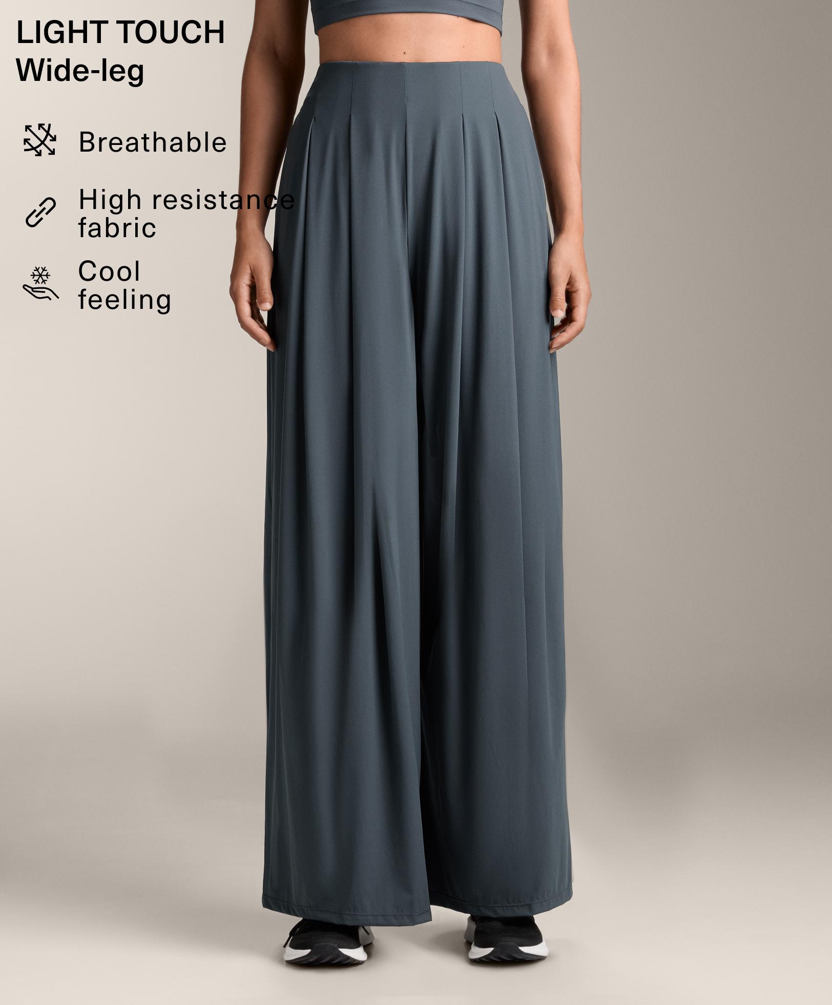 Light Touch Wide Leg Trousers