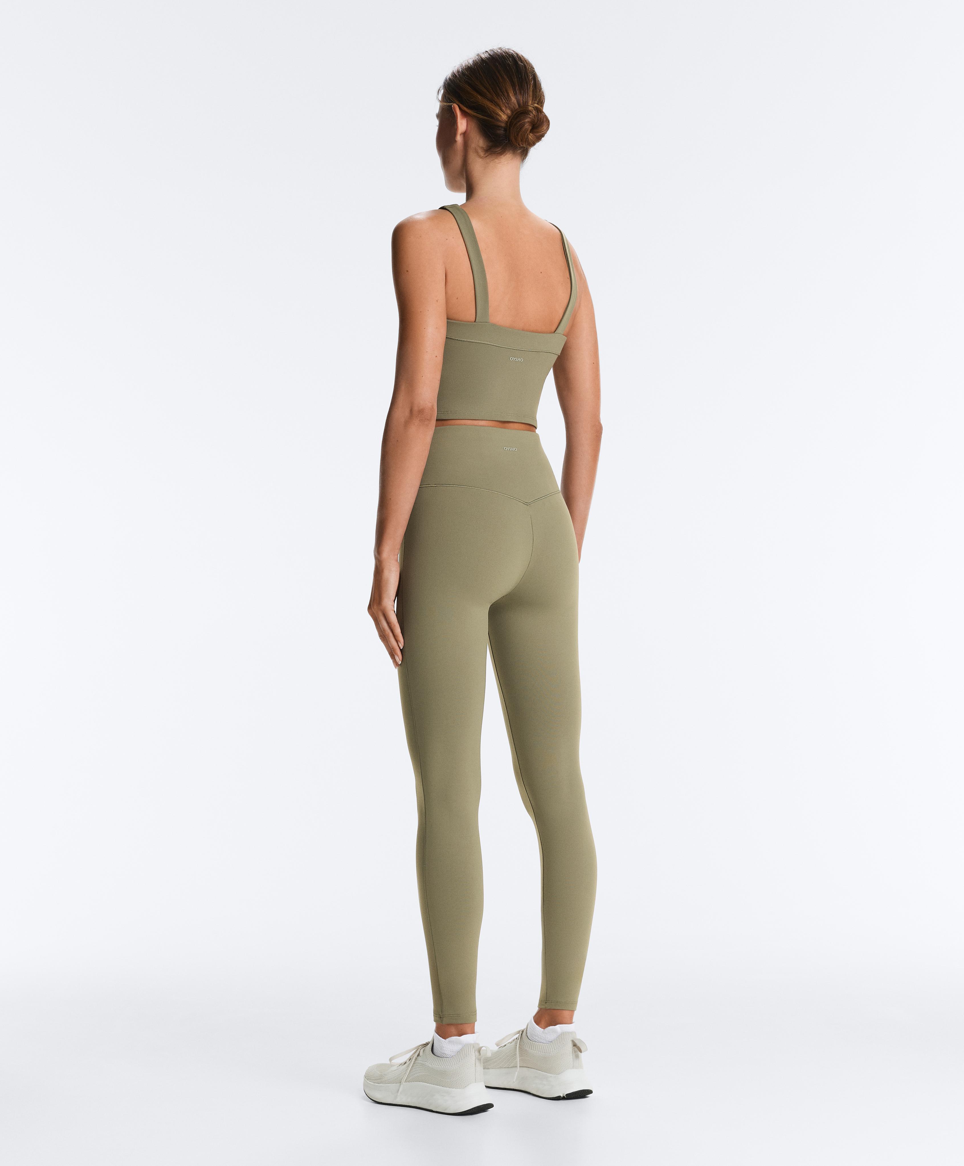 Evermove tank top with straps — WASHED KHAKI