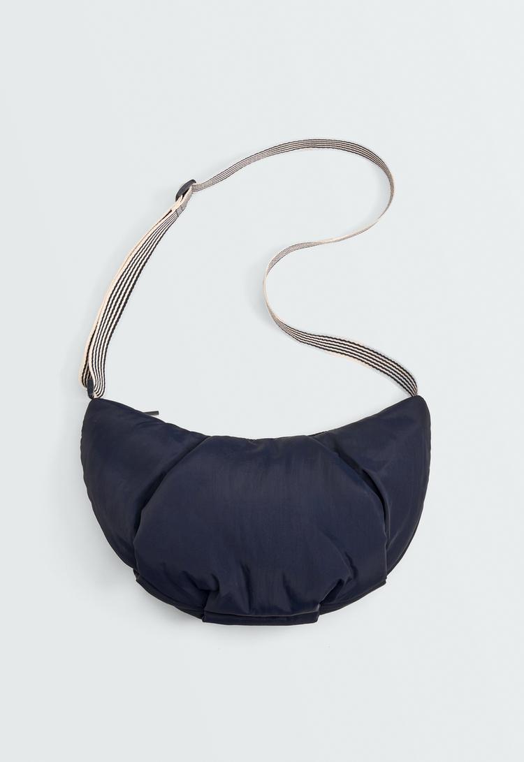 Quilted crossbody bag — NAVY BLUE
