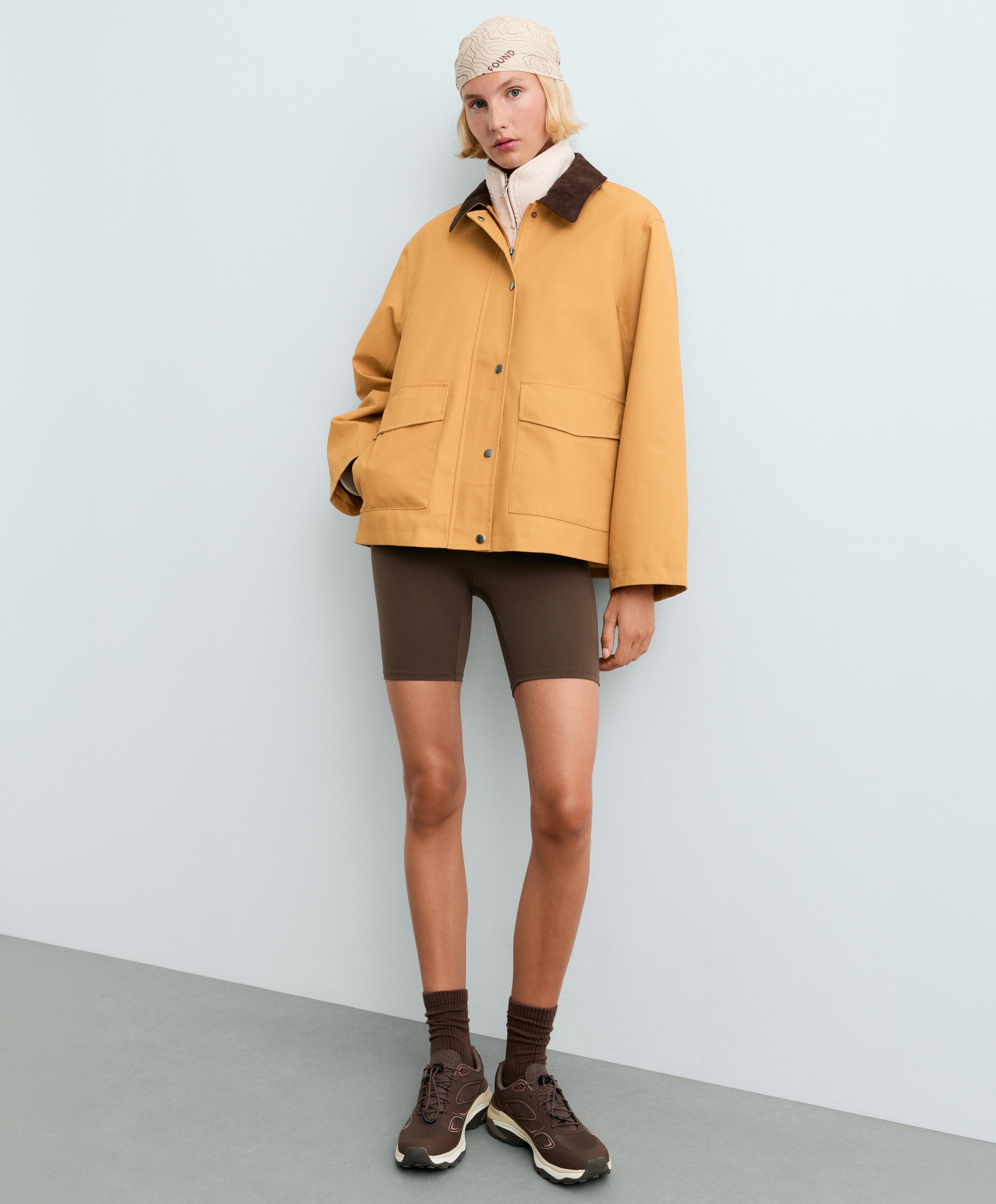 10k waterproof 100% cotton canvas jacket — MUSTARD