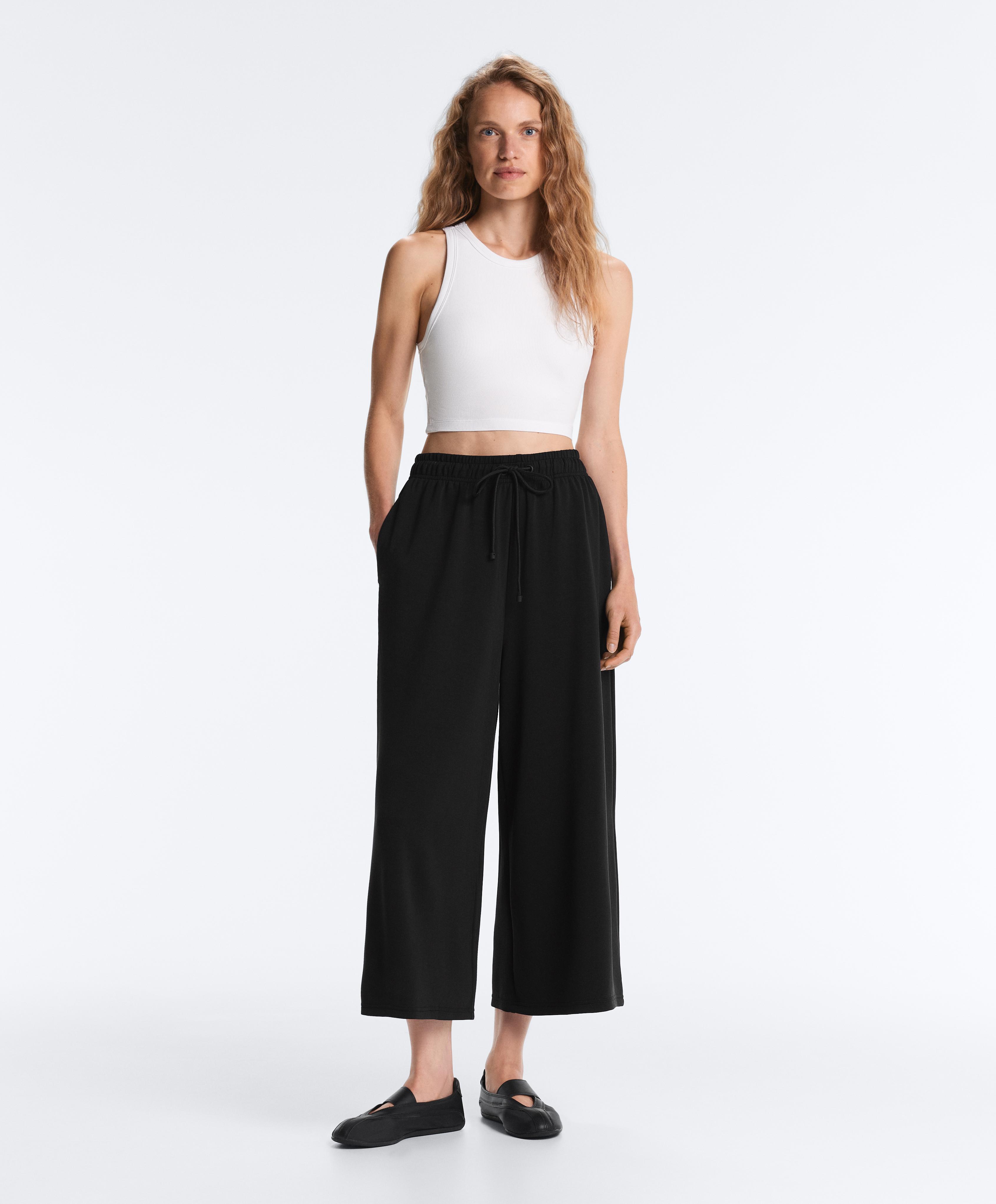 Modal blend tank top with cups — WHITE