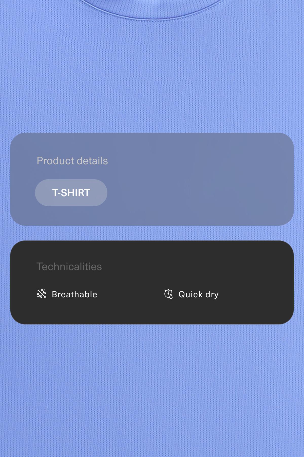 Technical sleeveless T-shirt — LAVENDER