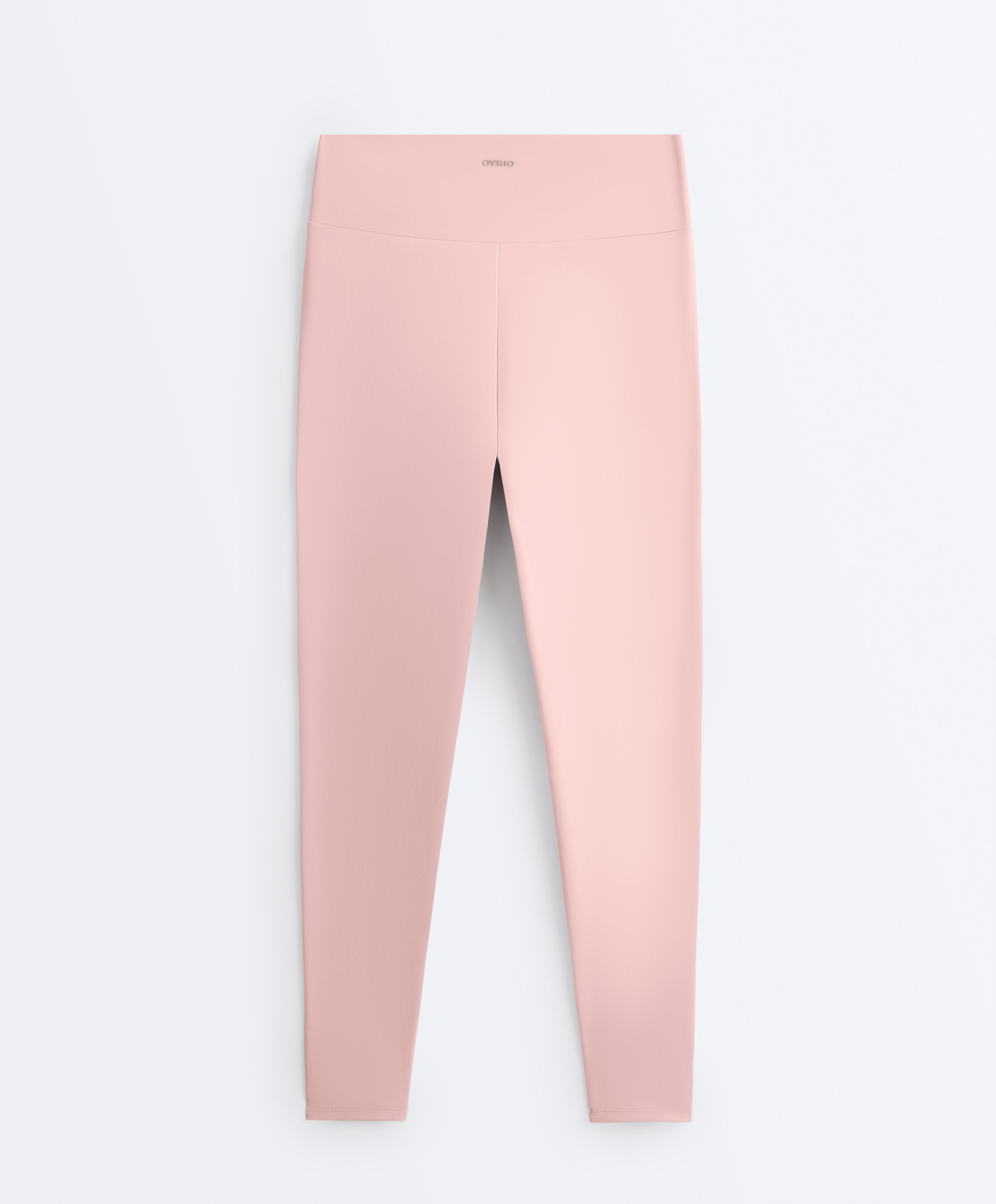 Comfortlux high-waisted ankle-length leggings — NUDE PINK