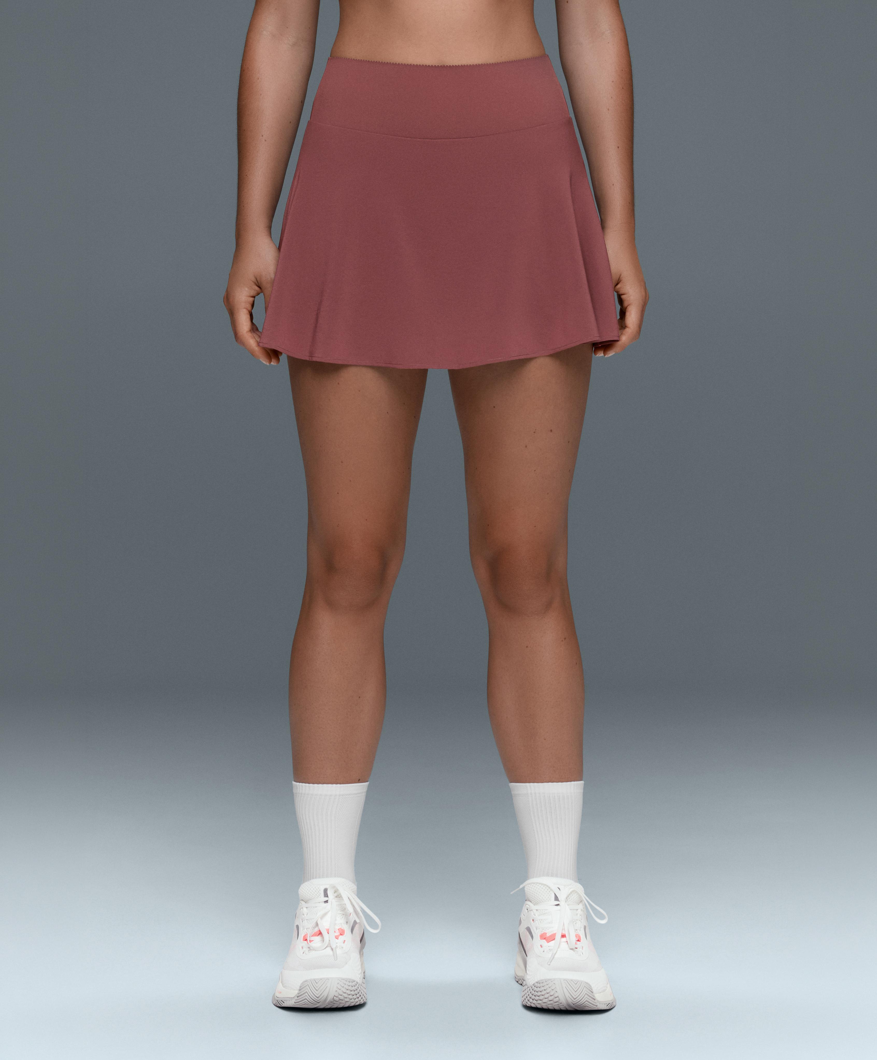 High-rise Compressive Skirt — FADED BURGUNDY