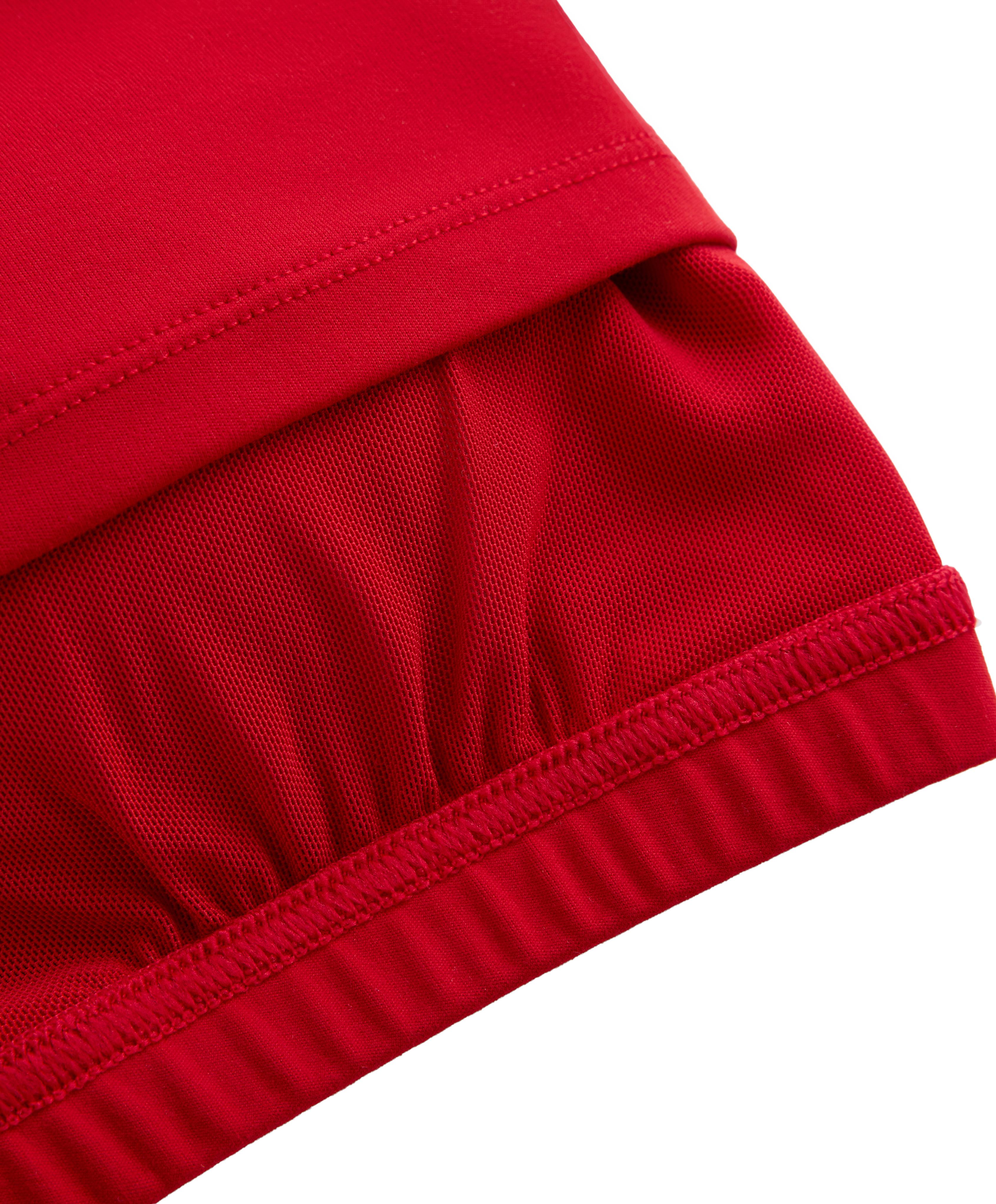 Comfortlux strappy tank top with cups — STRONG RED