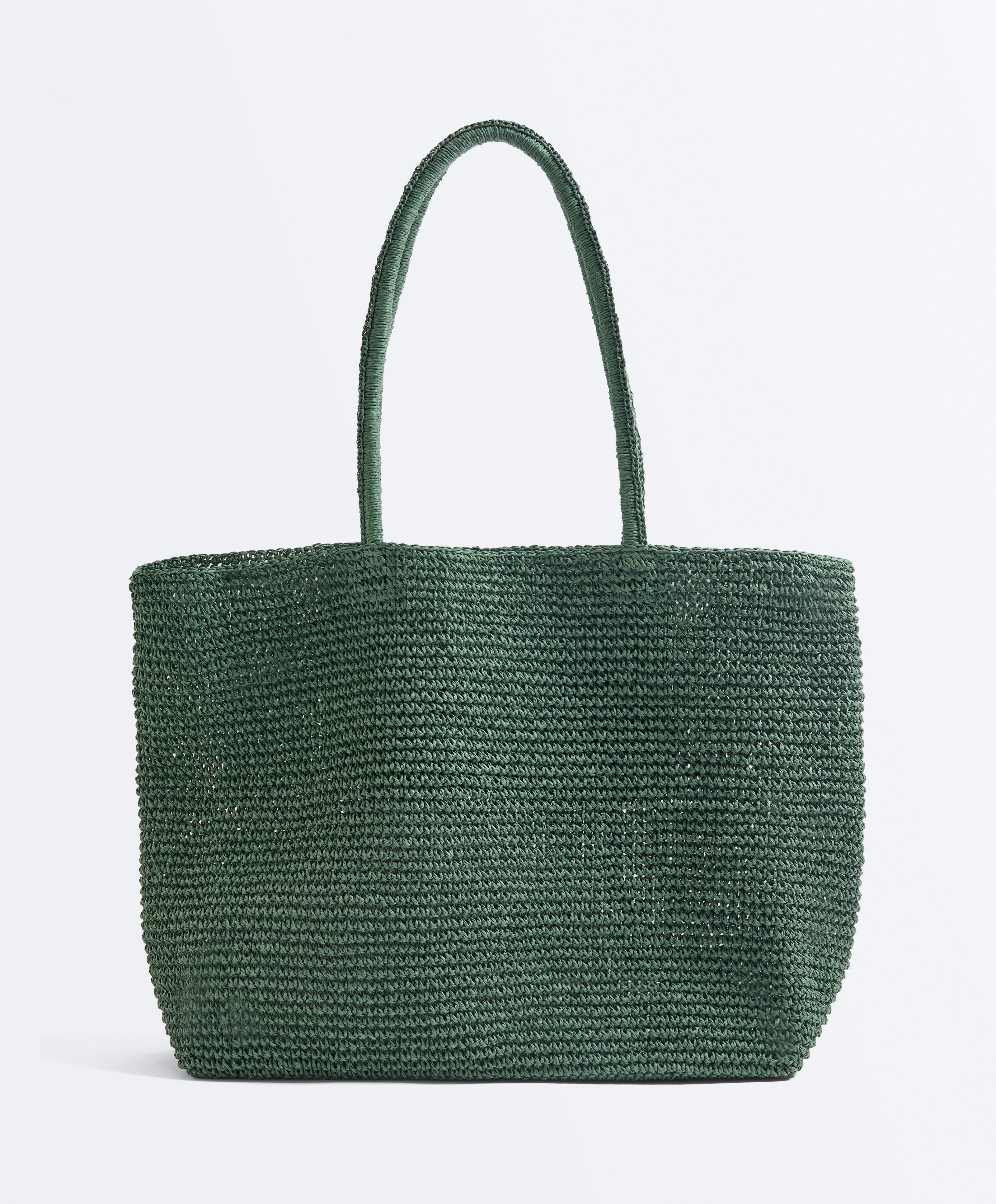 Τσάντα shopper από πλεκτό χαρτί