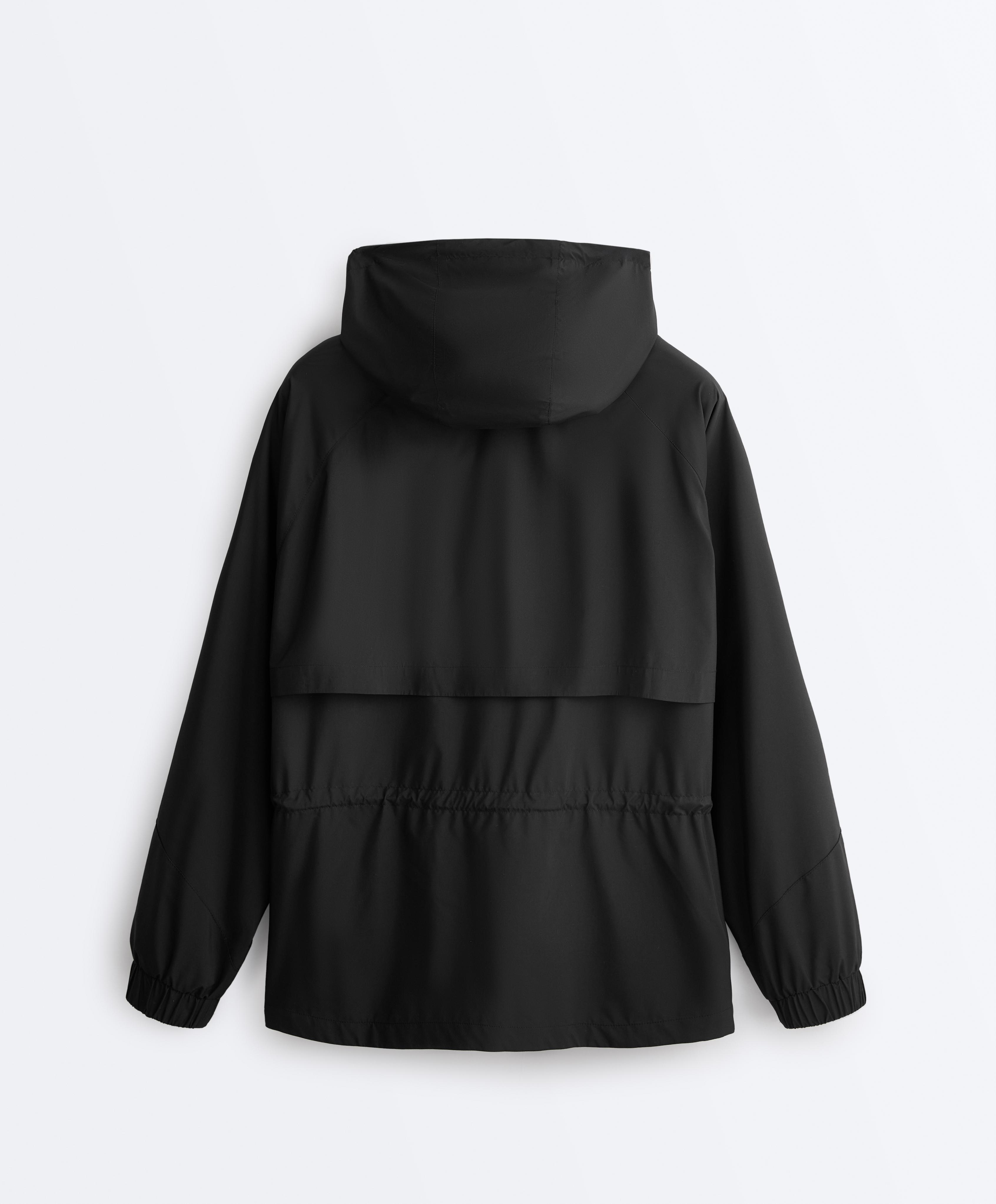 Water-repellent jacket — BLACK