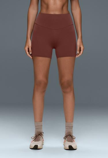 Hot pants high rise Comfortlux 10 cm — TERRACOTTA 3