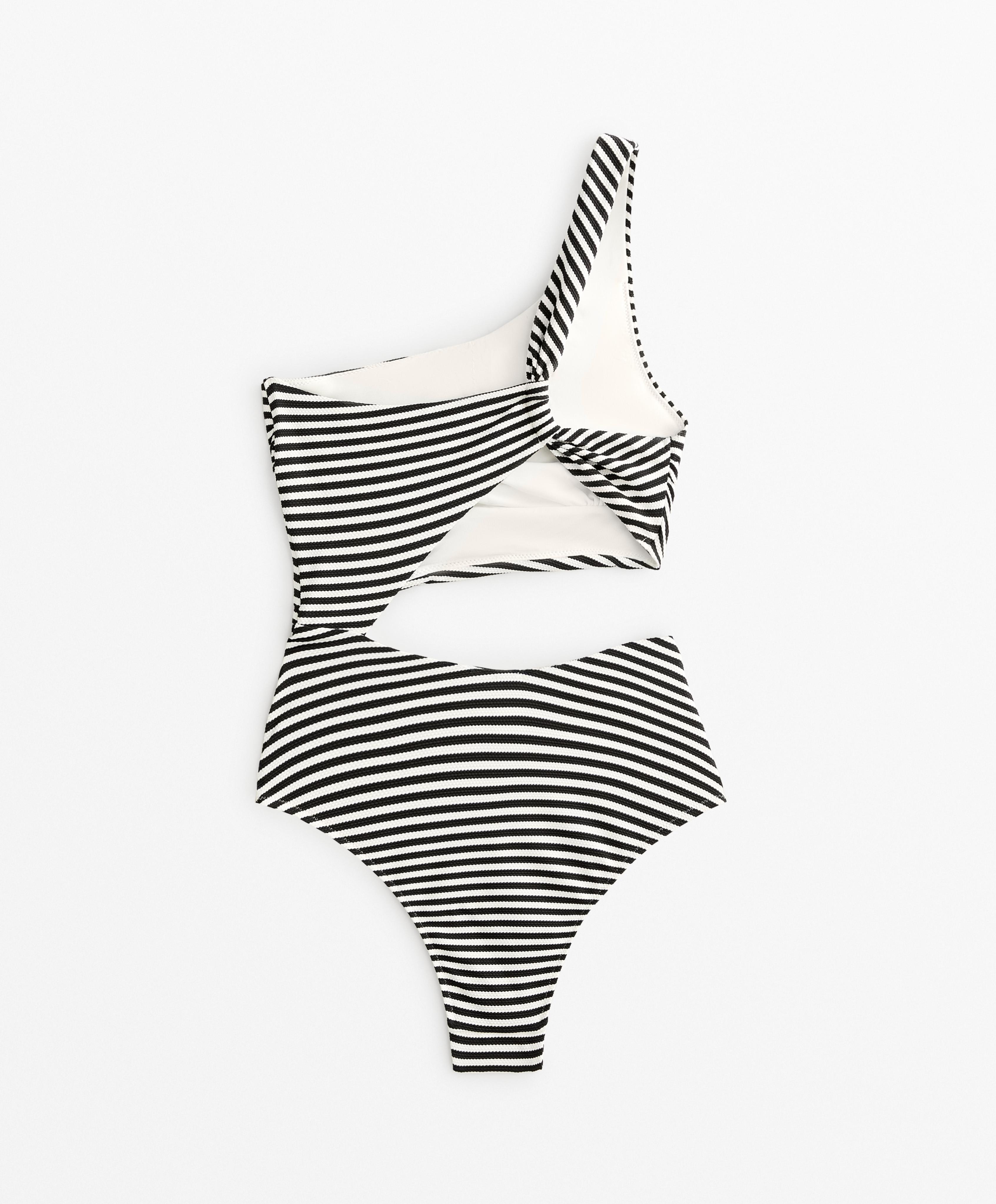 Trikini asymétrique rayé Trikini asymétrique rayé